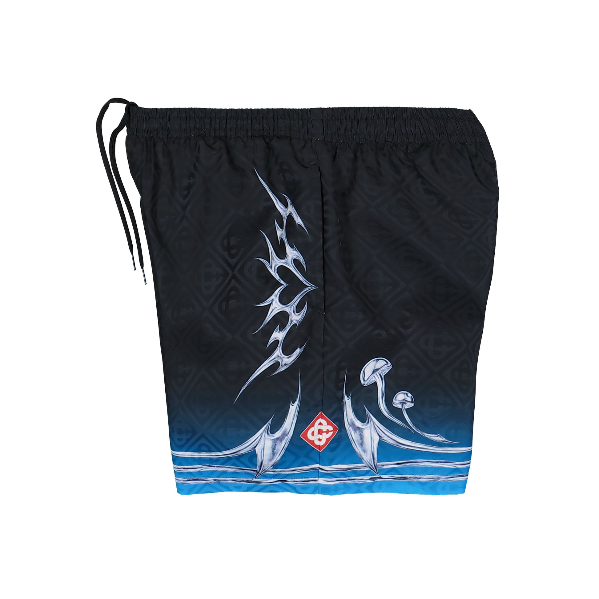 Casablanca Printed Swim Shorts Printed Gradient Swim Trunks M-AW25-TR-224-02 Detail View 3 | GATE