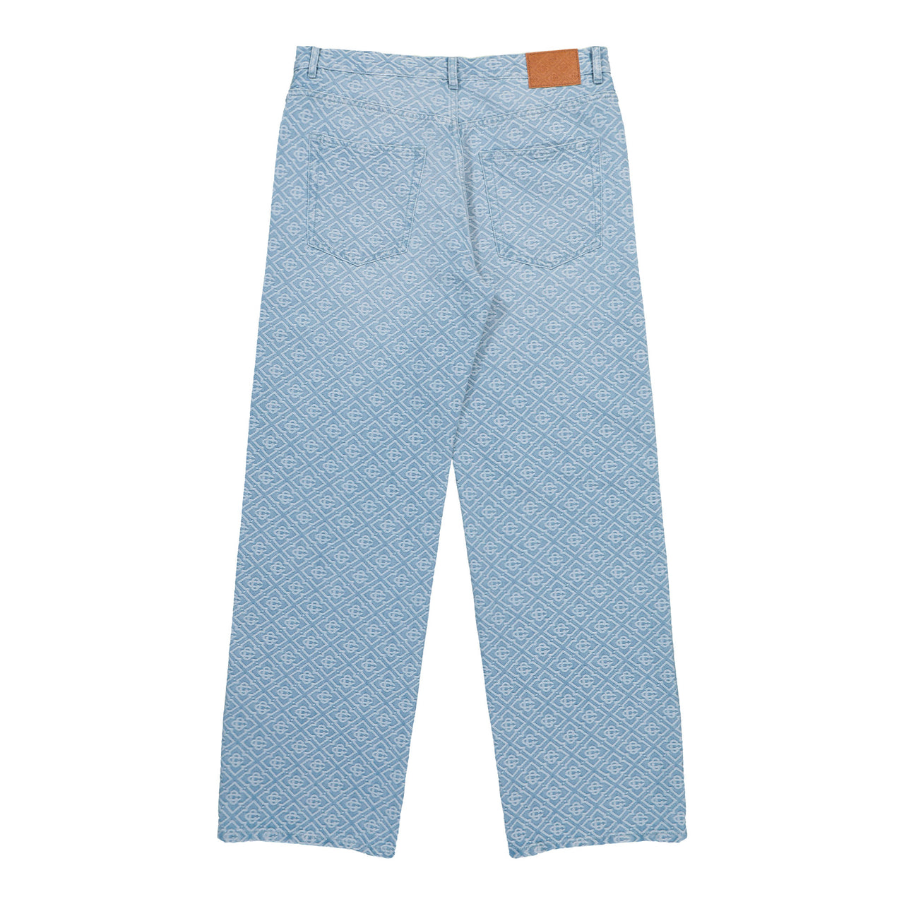 Casablanca Washed Monogram Jeans Light Blue Denim M-PF26-DN-009-01 Detail View 1 | GATE