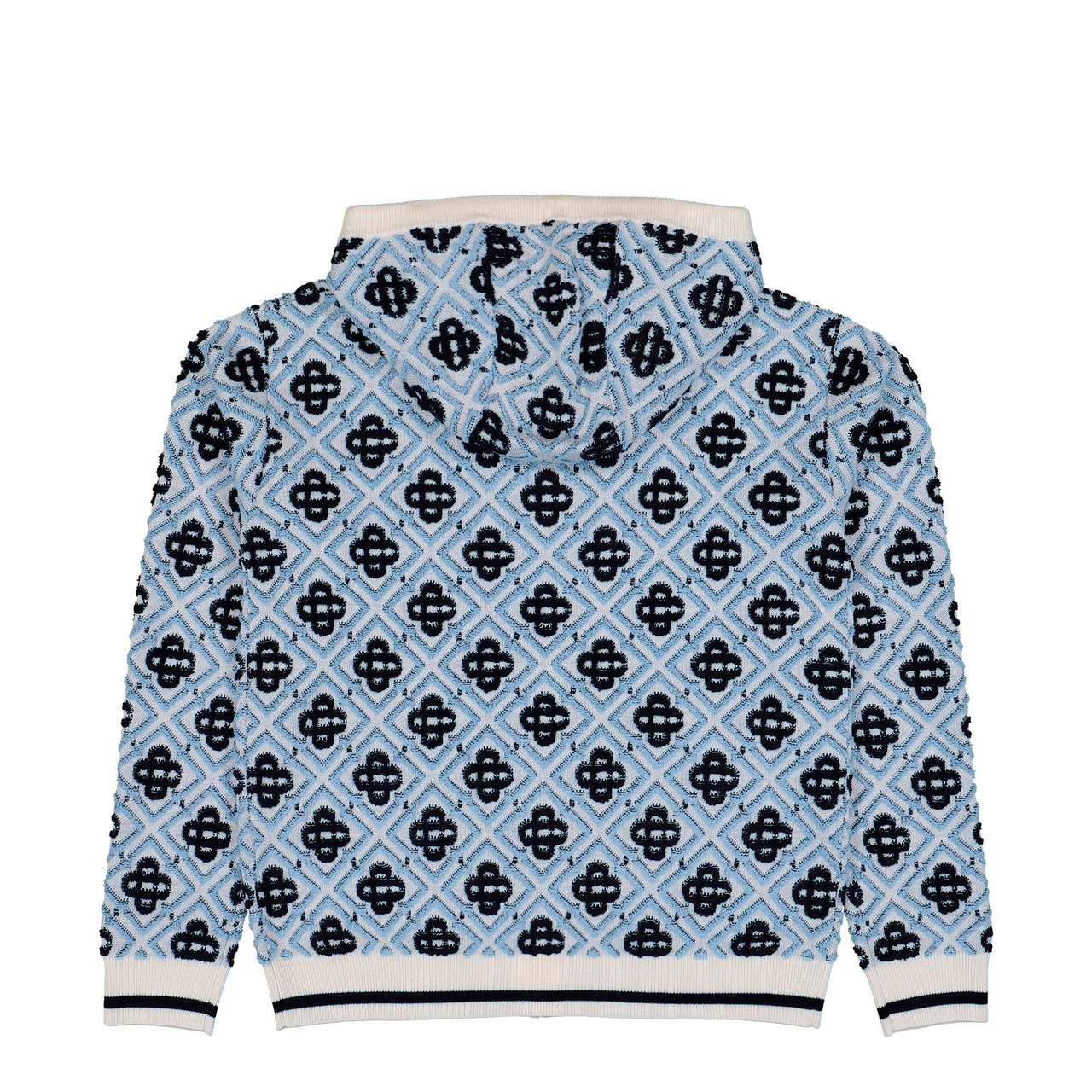 Casablanca Monogram Zip Up Hoodie CC Monogram Hoodie M-PF26-KW-1404-01 Detail View 1 | GATE
