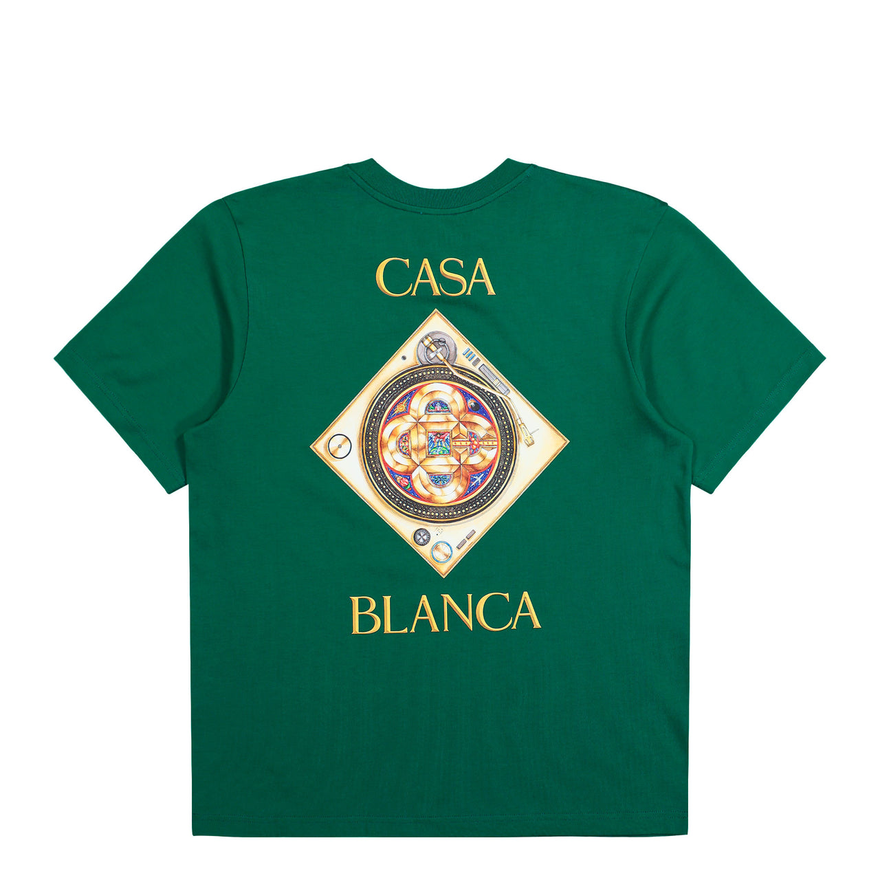 Casablanca Plafond Orne De Musique-Classic T-Shirt Green / Multicolor T-Shirts M-SS26-JTS-001-03 Detail View 1 | GATE