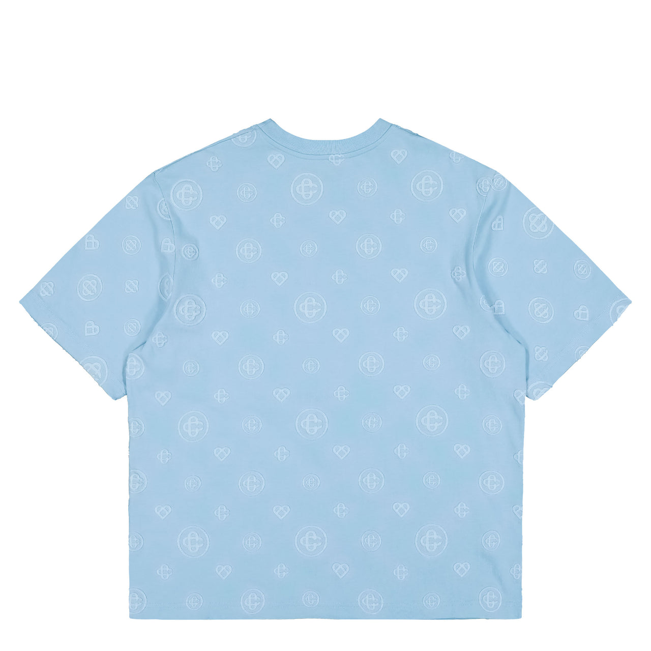 Casablanca Applique Monogram Oversized T-Shirt Applique Monogram T-Shirts M-SS26-JTS-044-05 Detail View 1 | GATE