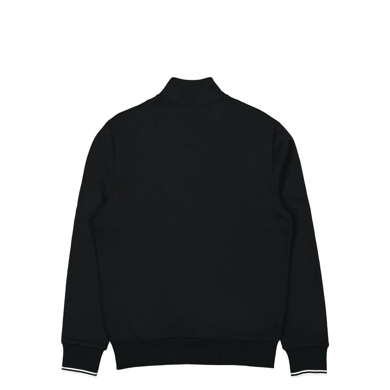 Fred Perry Half Zip Sweatshirt Black Detail view 1 | Gate