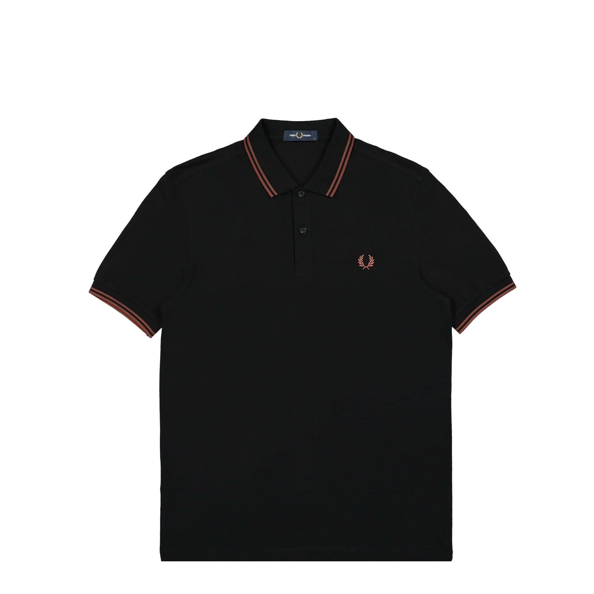 Fred Perry Twin Tipped Fred Perry Shirt Black Detail view 1 | Gate