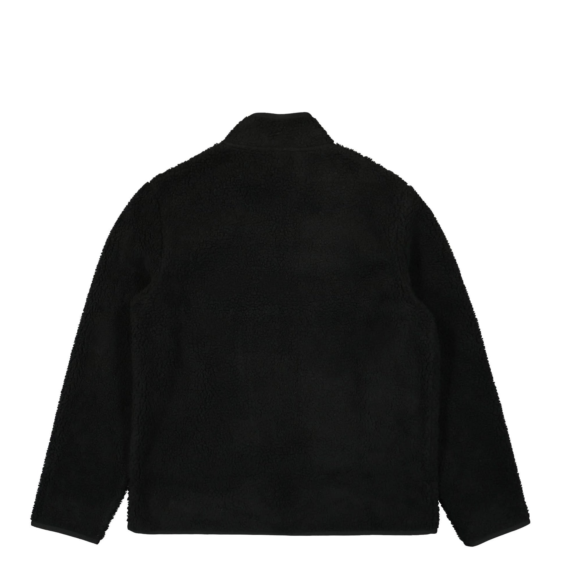 Fred Perry Zip Trough Borg Fleece Black Detail view 2 | Gate