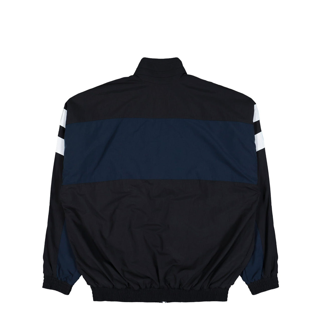VETEMENTS Taped Tracksuit Jacket Black / Blue Tracksuit Tops ME76GJ113BN Detail View 1 | GATE