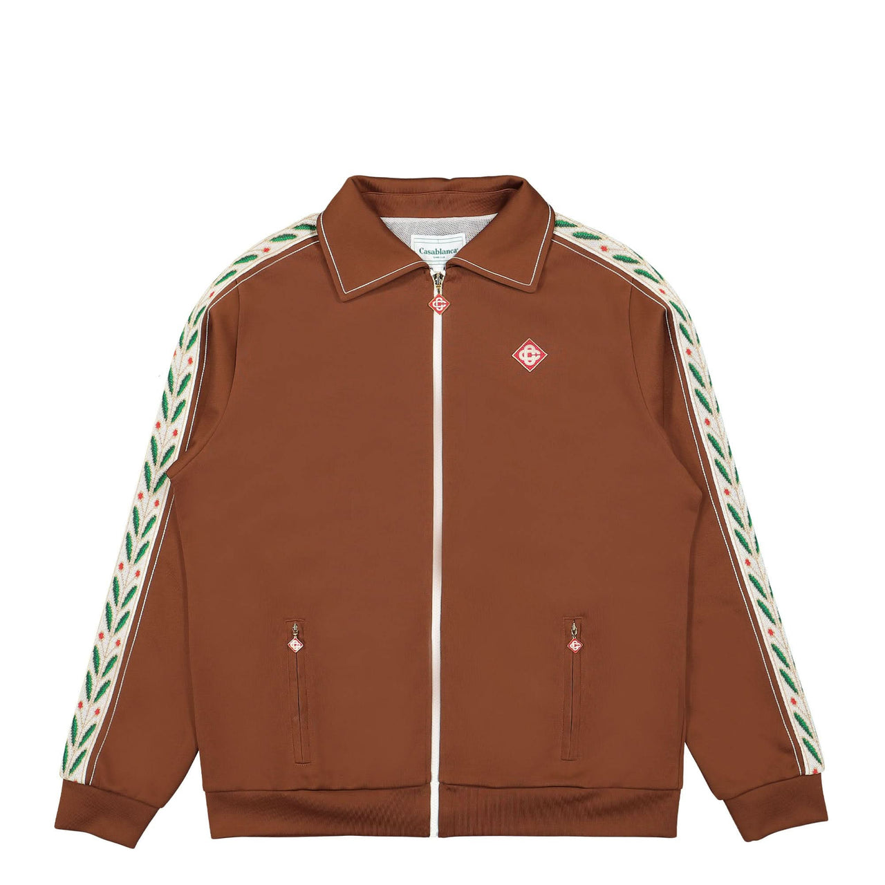 Casablanca Laurel Track Top Brown Detail view 1 | Gate