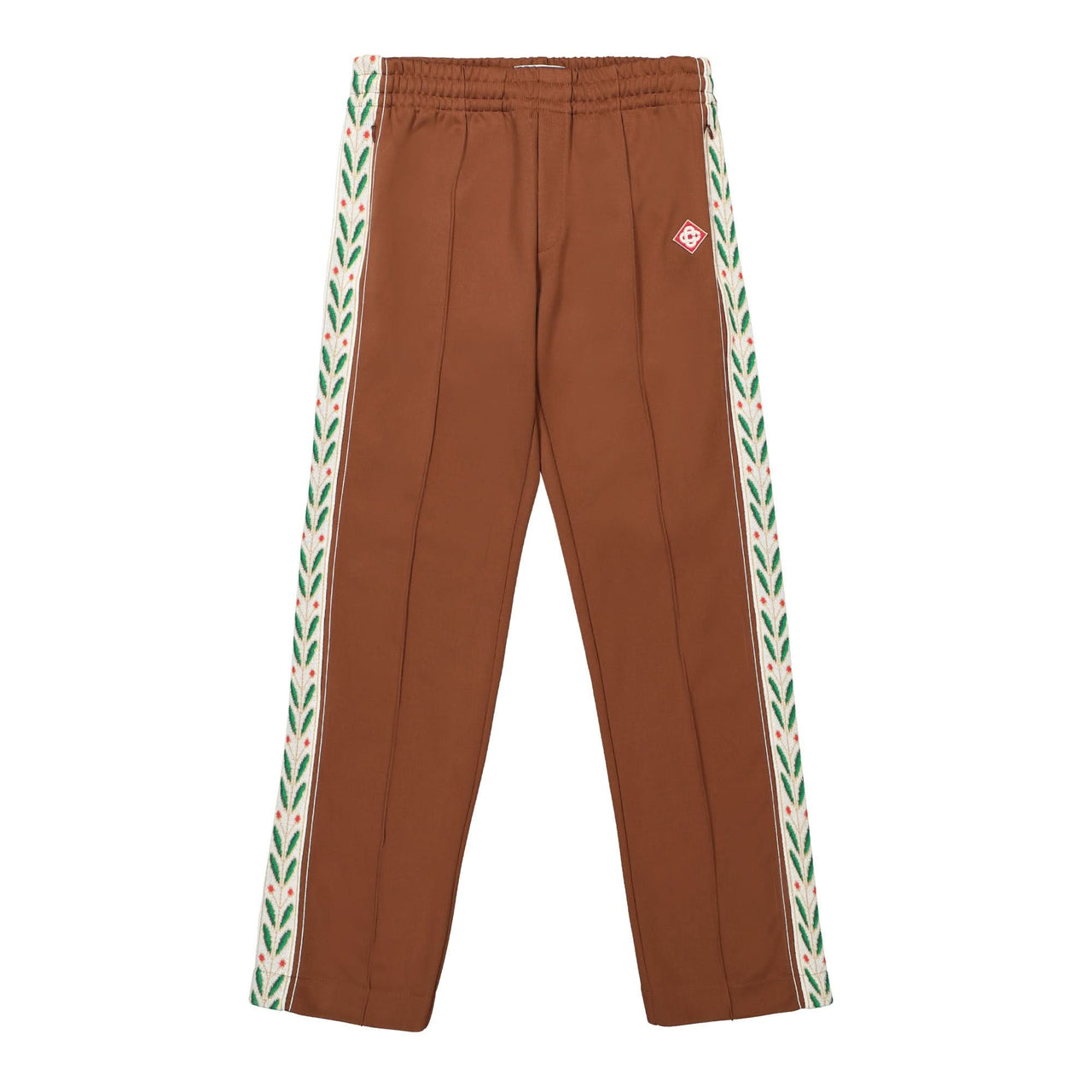 Casablanca Laurel Track Pant Brown Detail view 1 | Gate