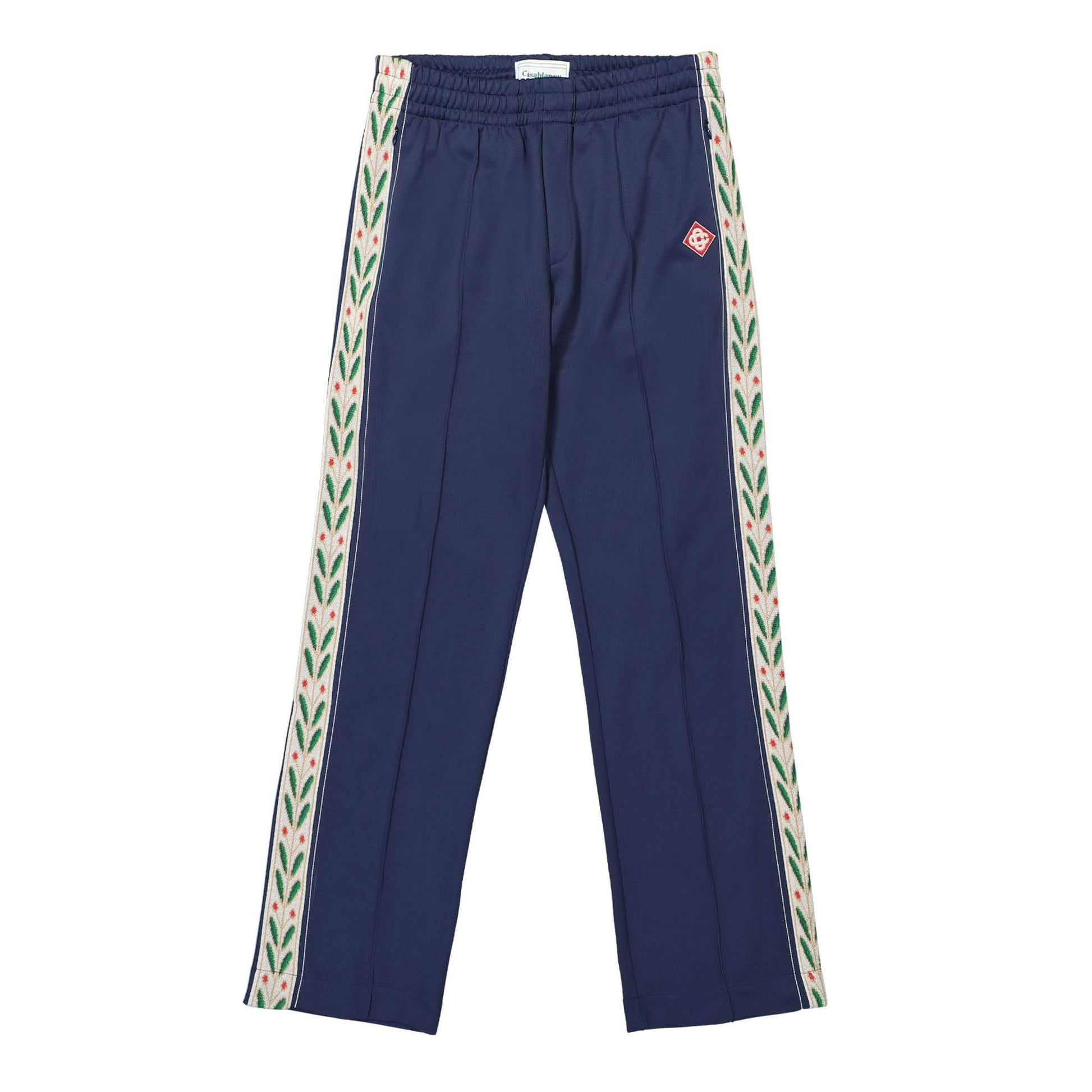 Casablanca Laurel Track Pant Blue Detail view 1 | Gate
