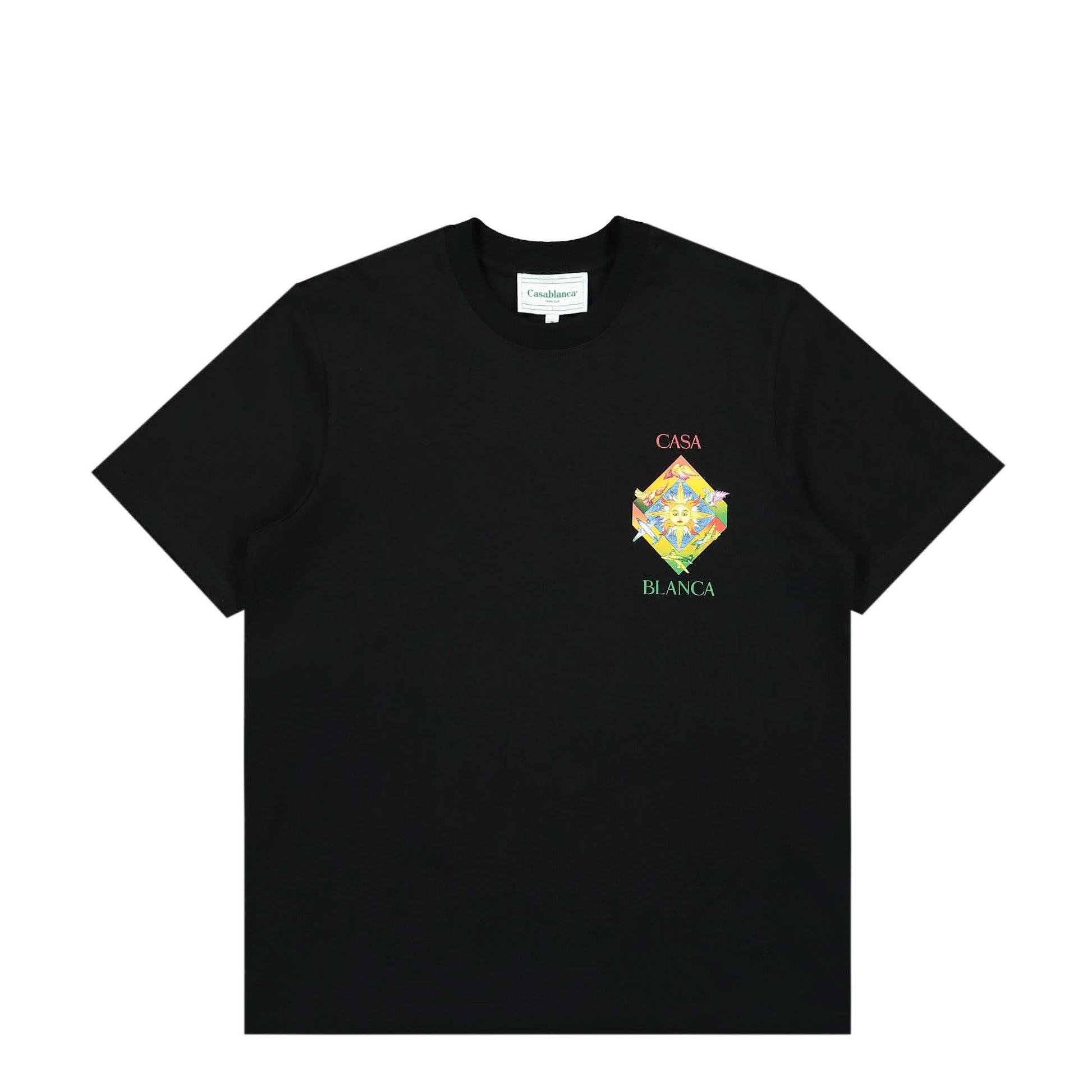 Casablanca Le Elements Printed T-Shirt Black Detail view 1 | Gate