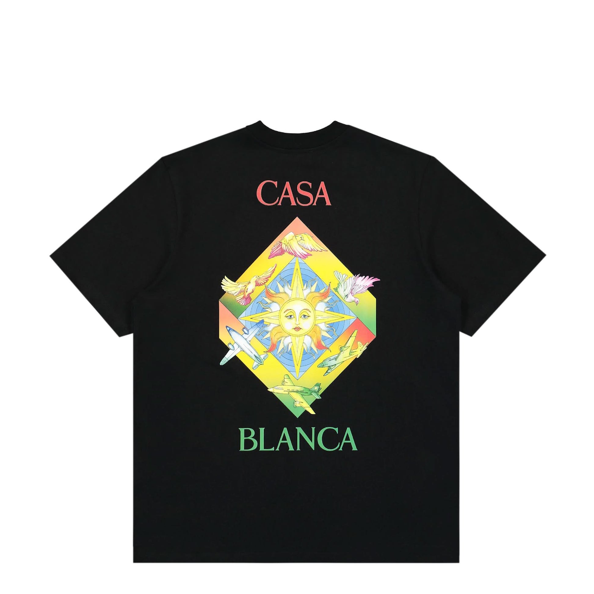 Casablanca Le Elements Printed T-Shirt Black Detail view 2 | Gate