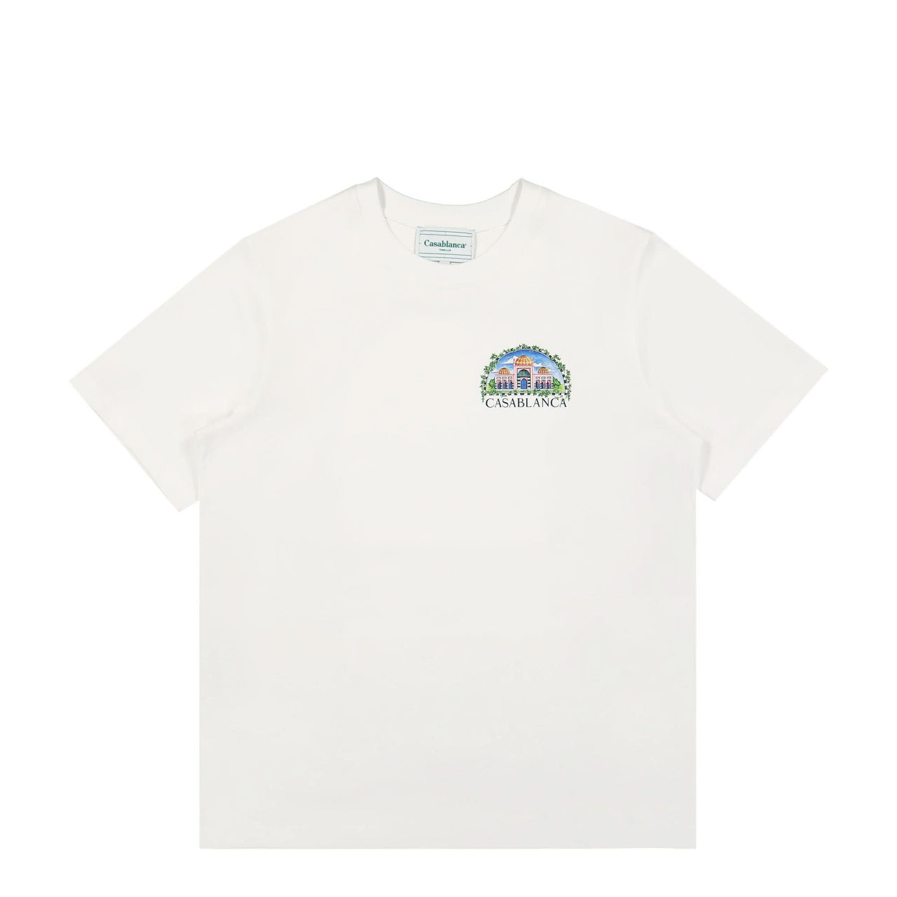 Casablanca Vue De Damas Printed T-Shirt White Detail view 1 | Gate