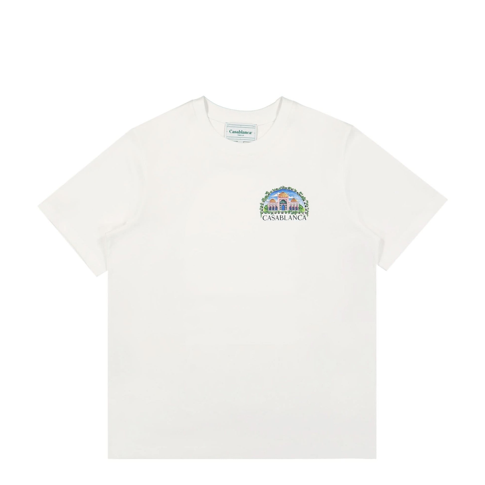 Casablanca Vue De Damas Printed T-Shirt White Detail view 1 | Gate