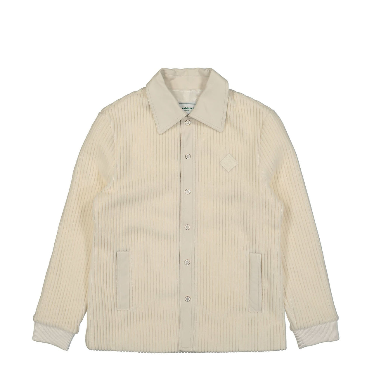 Casablanca Jumbo Corduroy Overshirt Beige Detail view 1 | Gate