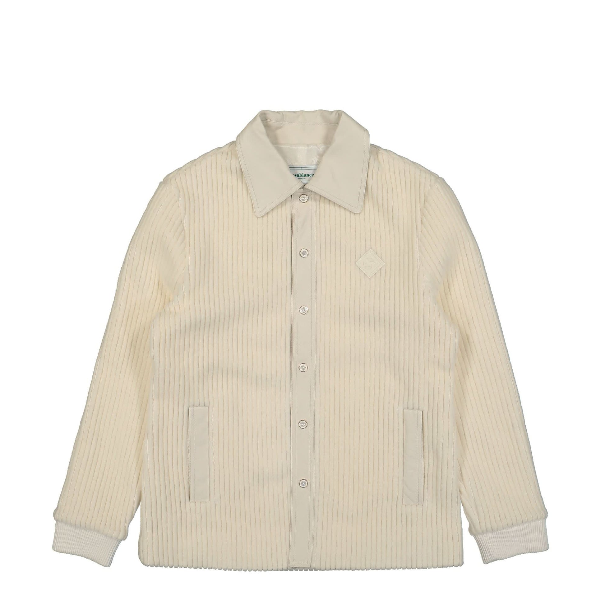 Casablanca Jumbo Corduroy Overshirt Beige Detail view 1 | Gate