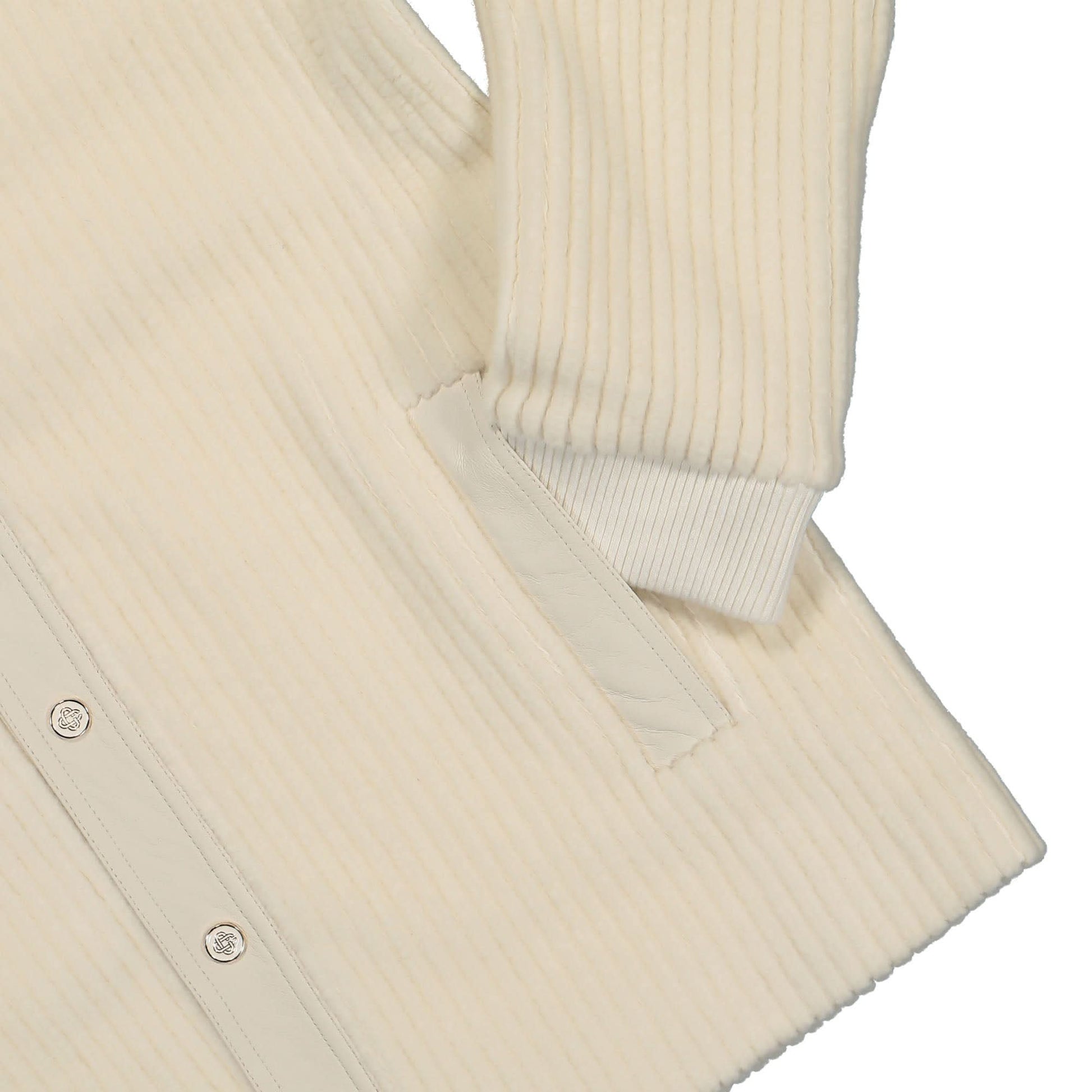 Casablanca Jumbo Corduroy Overshirt Beige Detail view 4 | Gate