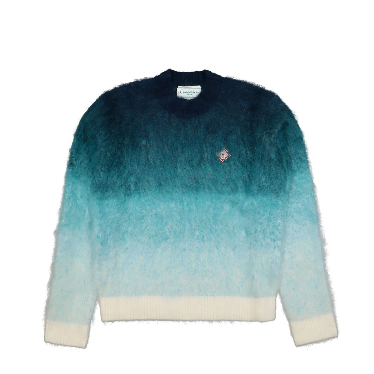 Casablanca Gradient Mohair Crew Multicolor Detail view 1 | Gate