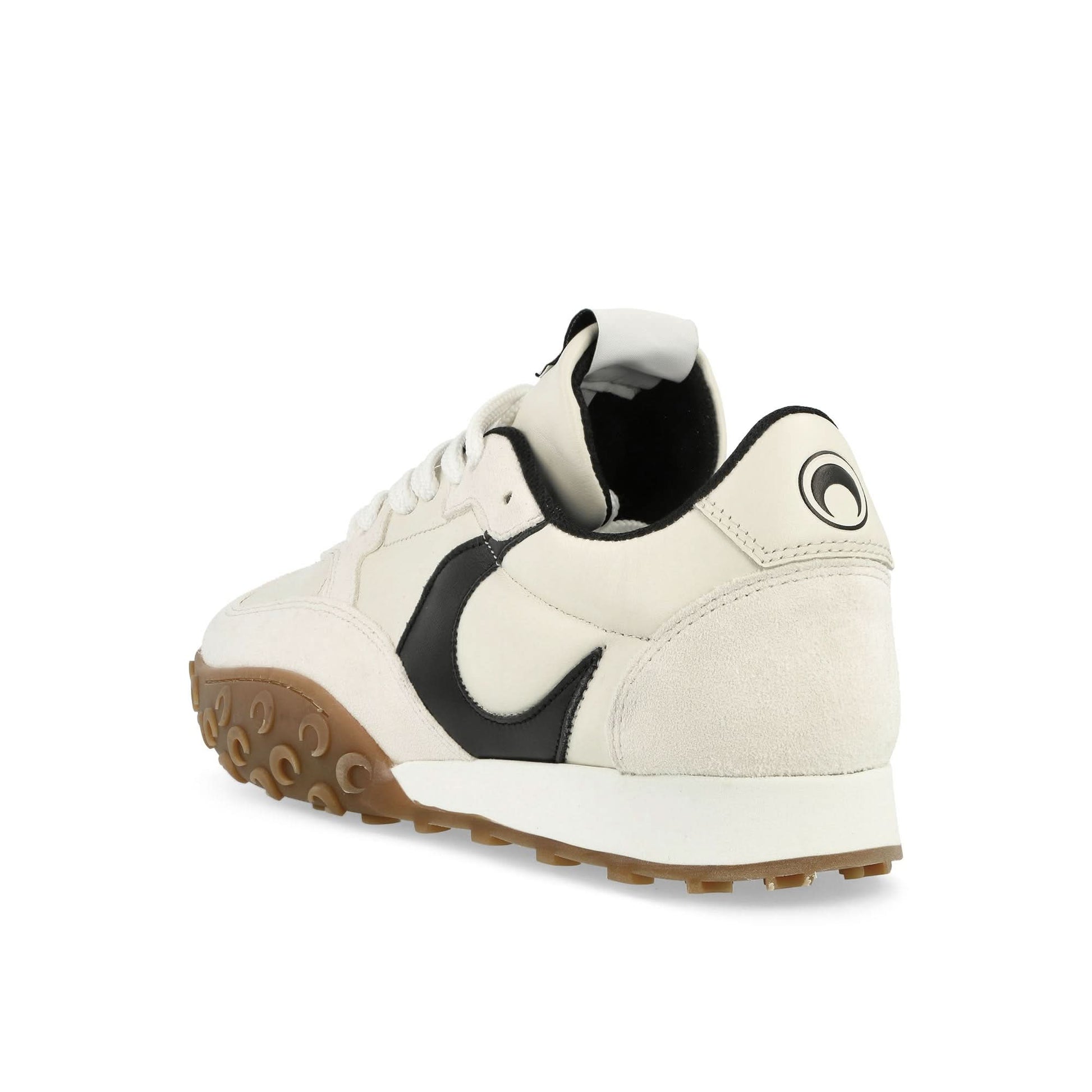 Marine Serre Metal Free Leather MS Rise Beige Sneaker Detail view 3 | Gate