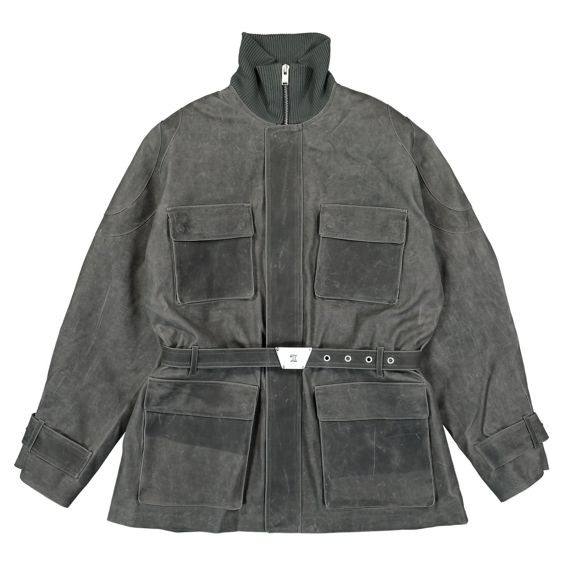 MISBHV Blade Runner Shark Skin Parka Grey Detail view 1 | Gate