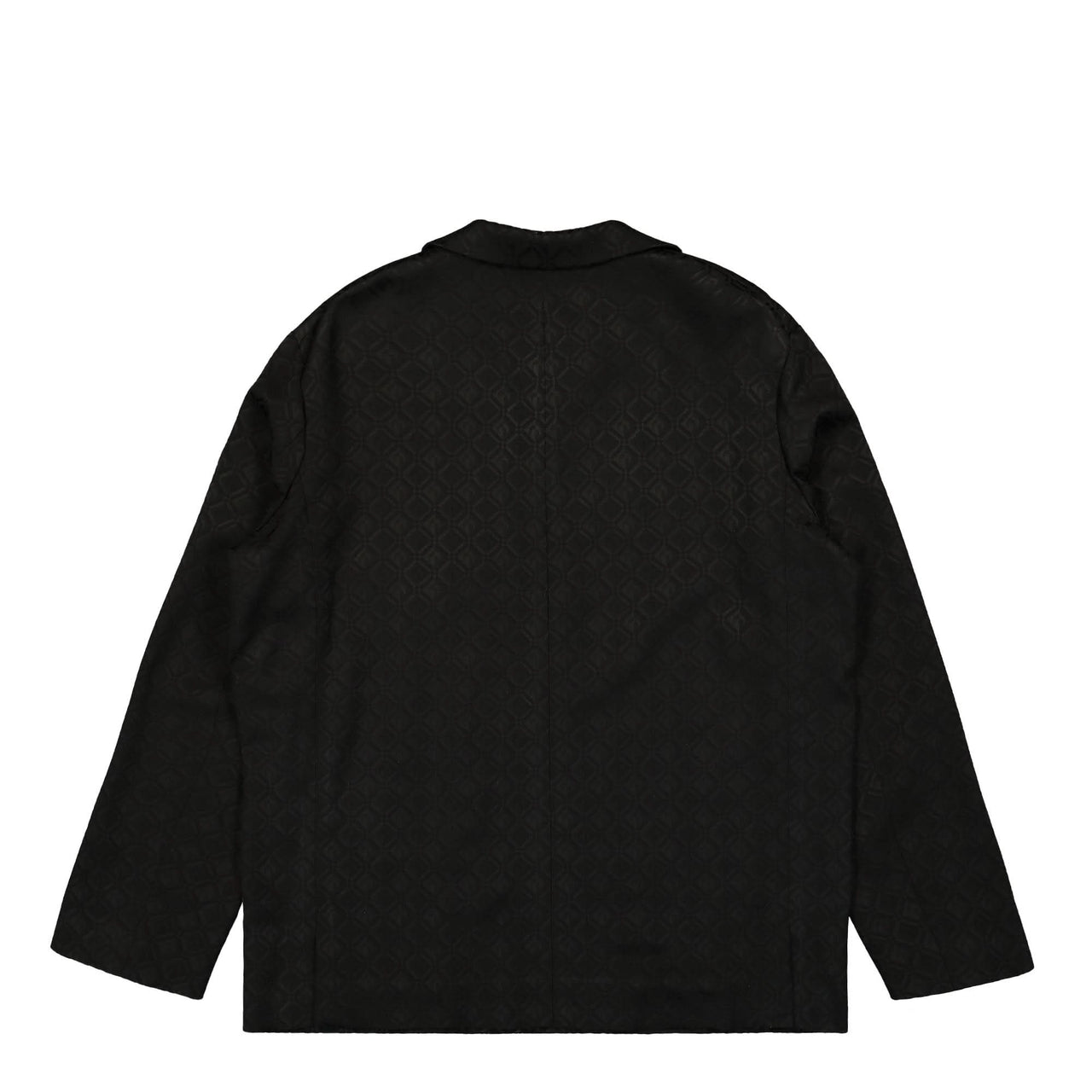 Marine Serre Moon Diamant Jacquard Tailored Jacket Black Detail view 1 | Gate