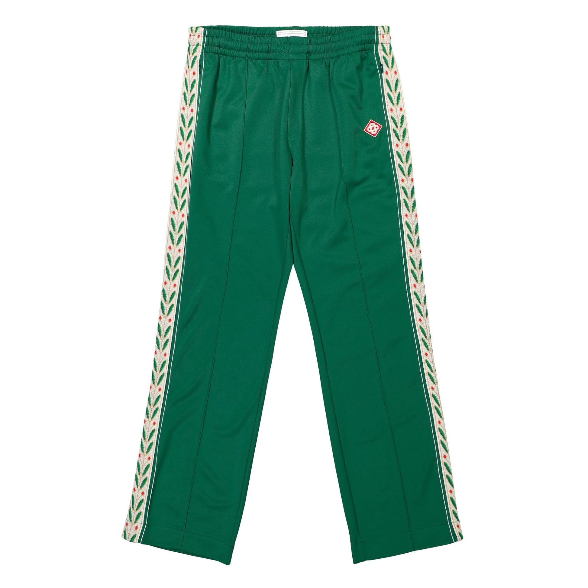 Casablanca Laurel Track Pant Green Detail view 1 | Gate