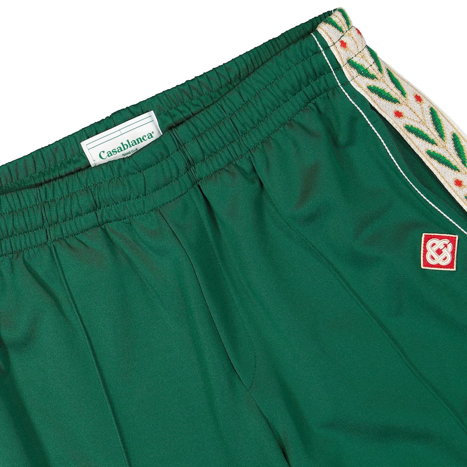 Casablanca Laurel Track Pant Green Detail view 4 | Gate
