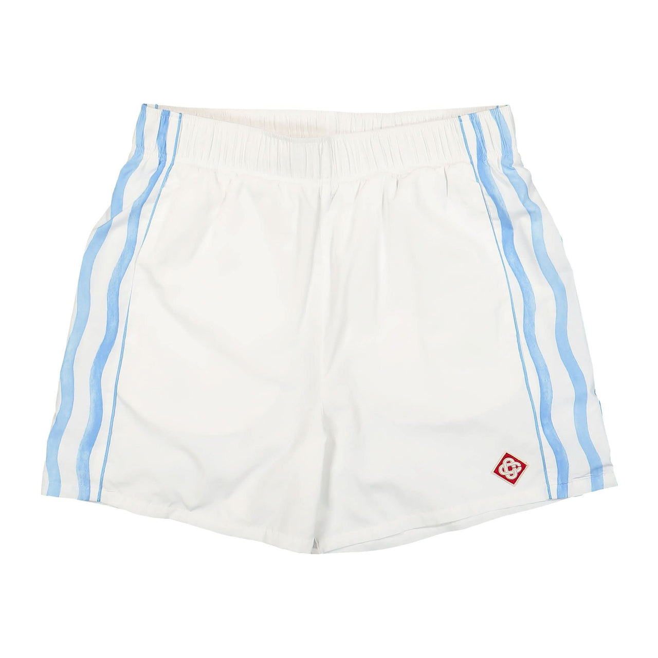 Casablanca Shellsuit Nylon Shorts White Detail view 1 | Gate