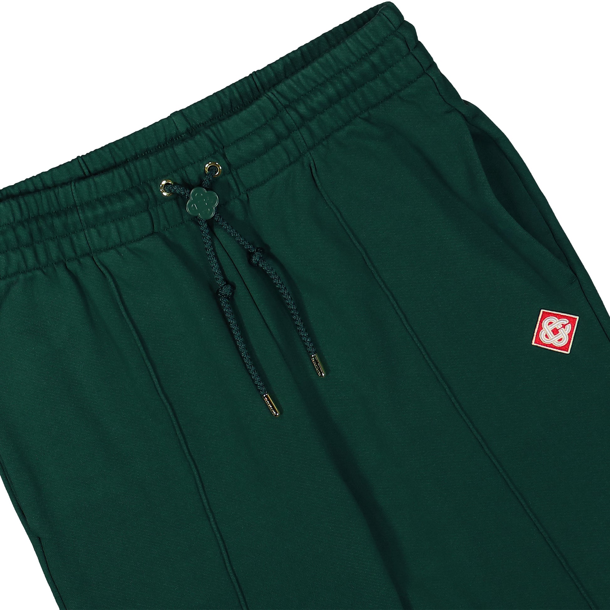 Casablanca Diamond Logo Patch Open Hem Jogger Green Detail view 4 | Gate
