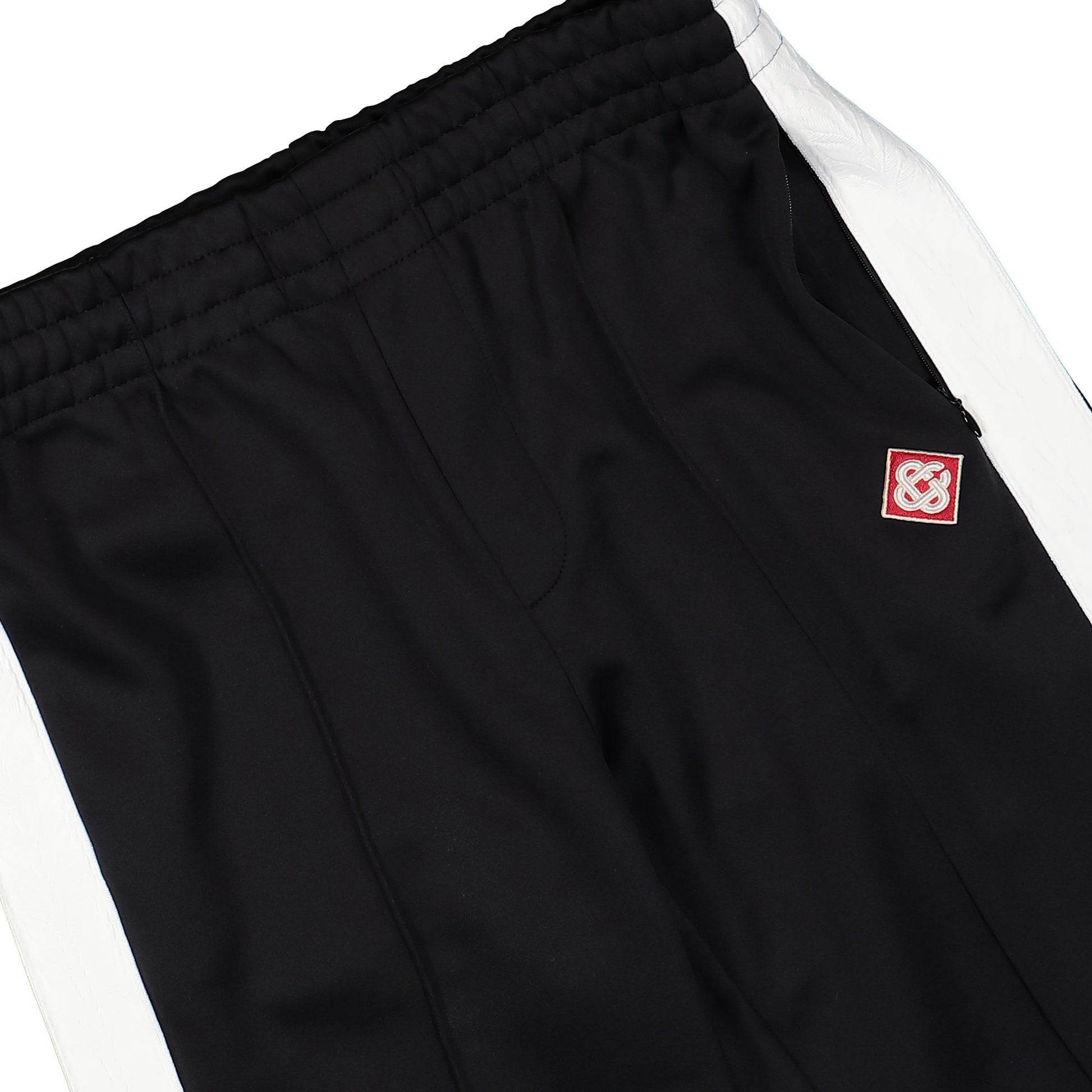 Casablanca Scuba Sweatpants Black Detail view 4 | Gate