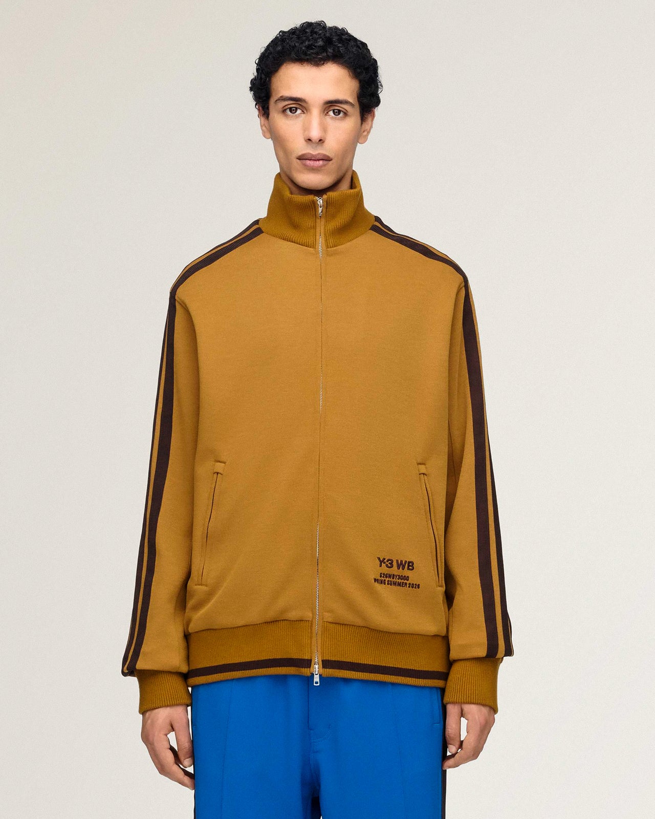 Wales Bonner x Y-3 Track Top Bronze Strata Track Jackets KF9274 Detail View 1 | GATE