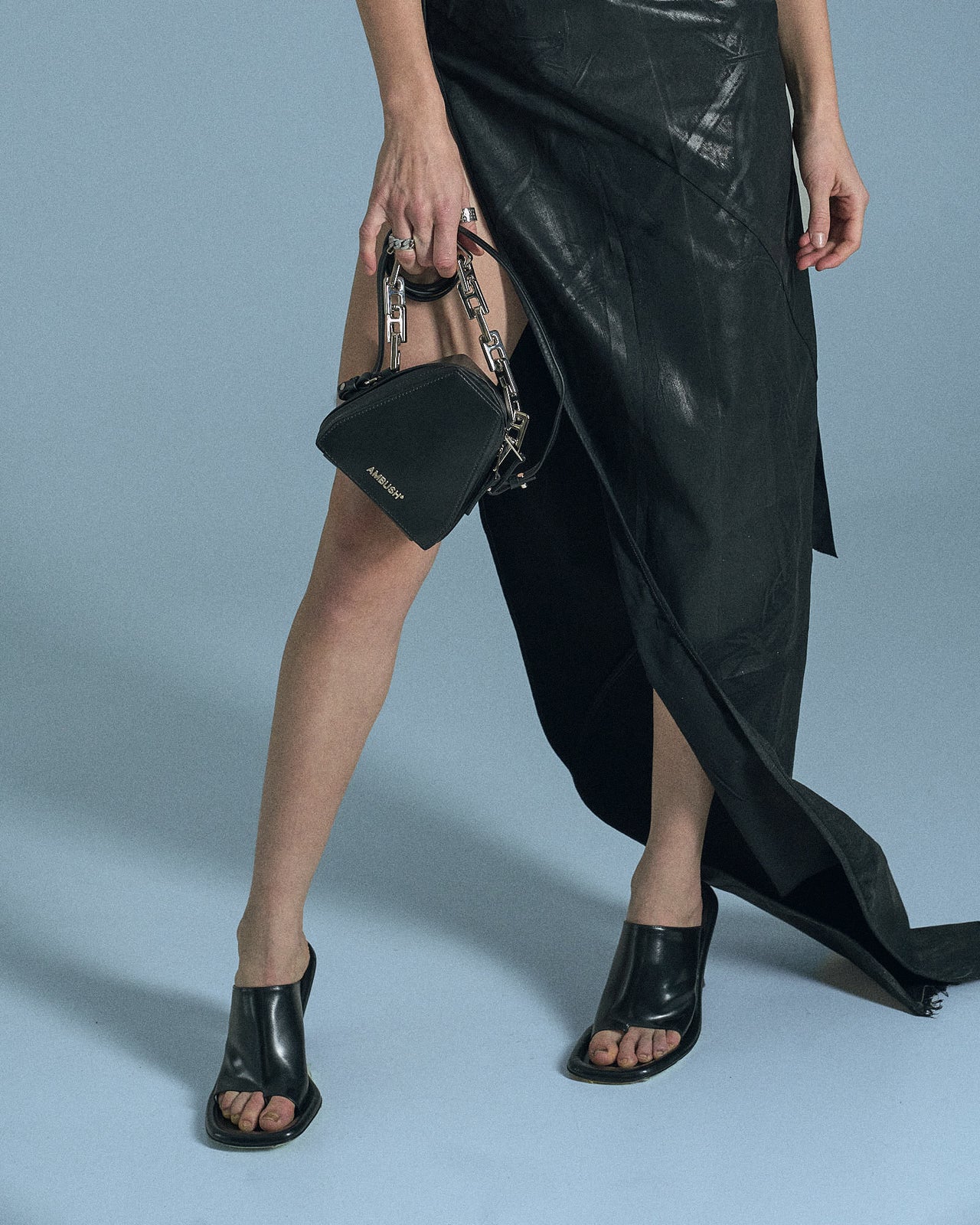 Ambush Tri Bag Small Black,Silver Detail view 1 | Gate