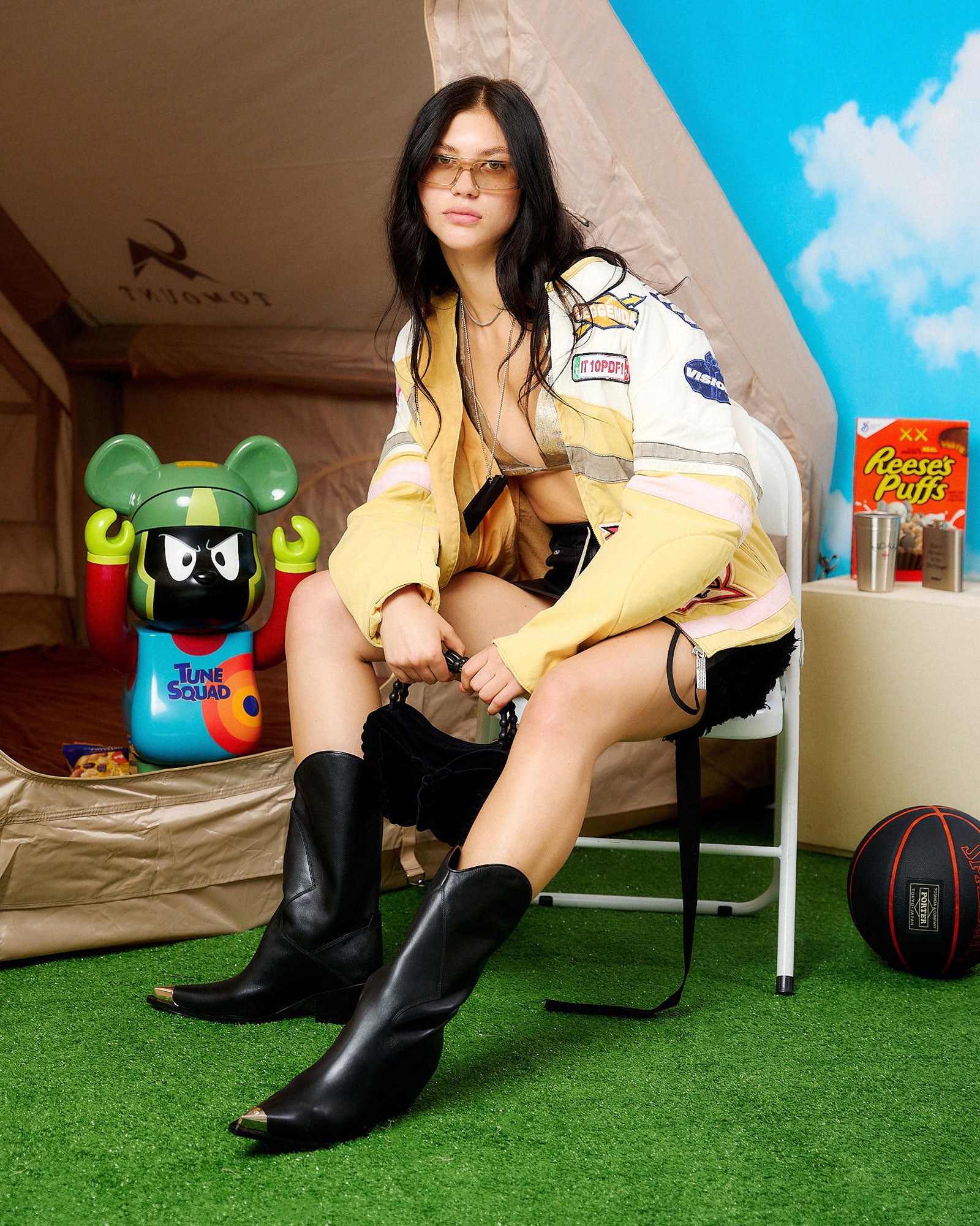 PDF Chopper Moto Jacket Multicolor Multicolor Detail view 2 | Gate