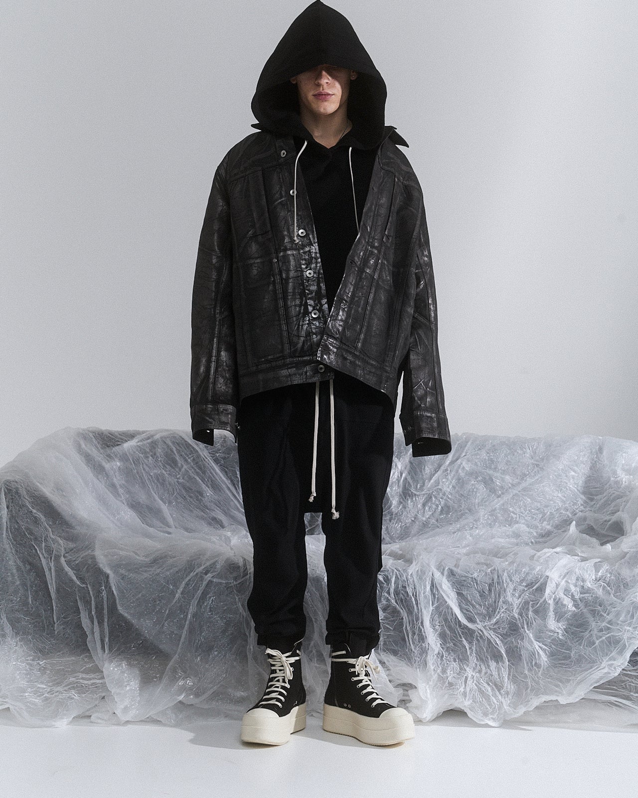 Rick Owens Lido Worker Jacket Bronze Jackets DU02E7752 BZMC 94 Detail View 1 | GATE