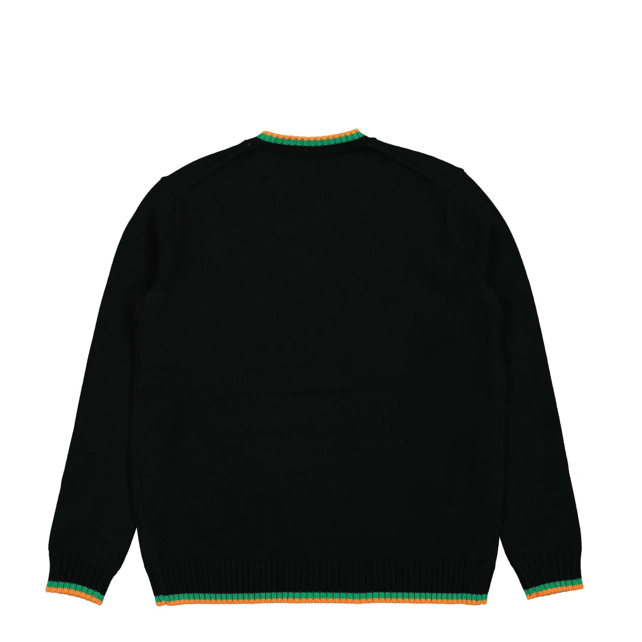 Casablanca Intarsia Sweater Black,Multicolor Detail view 1 | Gate