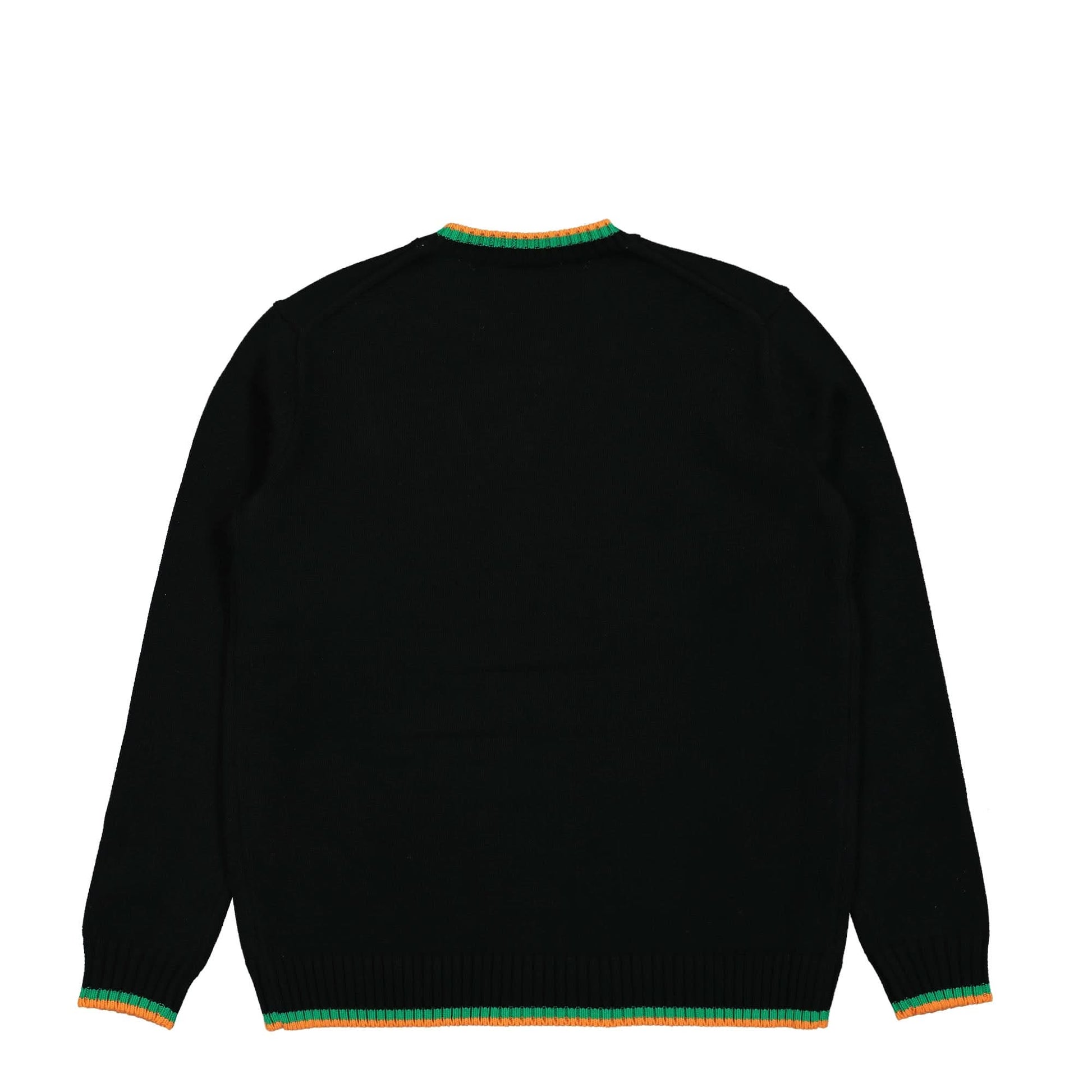 Casablanca Intarsia Sweater Black,Multicolor Detail view 2 | Gate