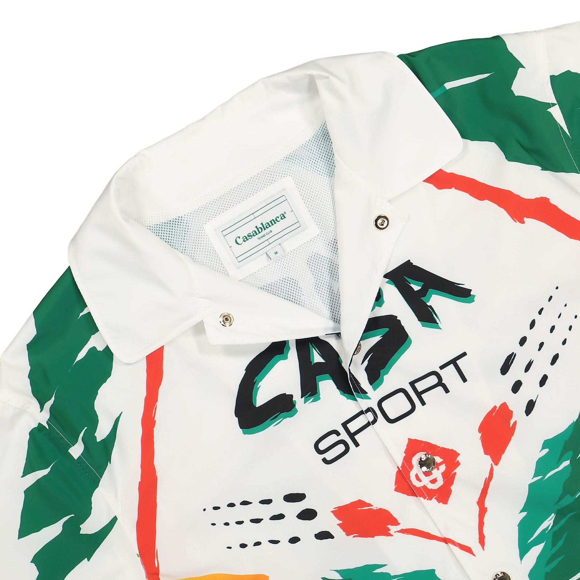 Casablanca Casa Moto Coach Jacket Multicolor Detail view 3 | Gate