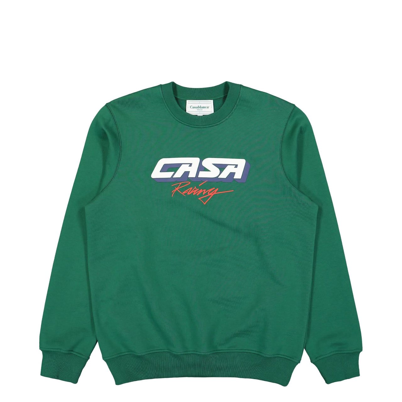 Casablanca Casa Racing 3D Printed Sweatshirt Green Detail view 1 | Gate