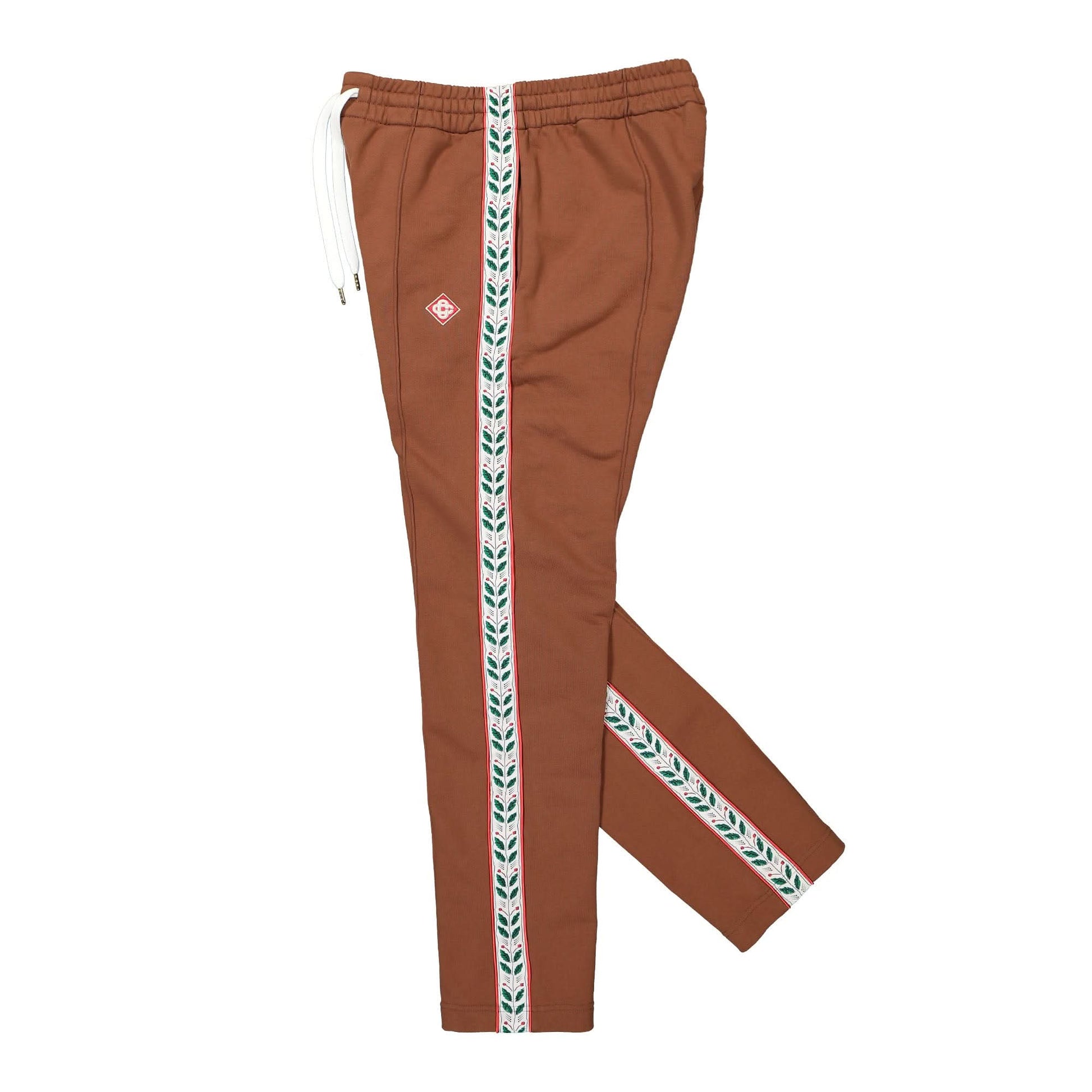 Casablanca Motosport Laurel Tape Jogger Brown Detail view 3 | Gate