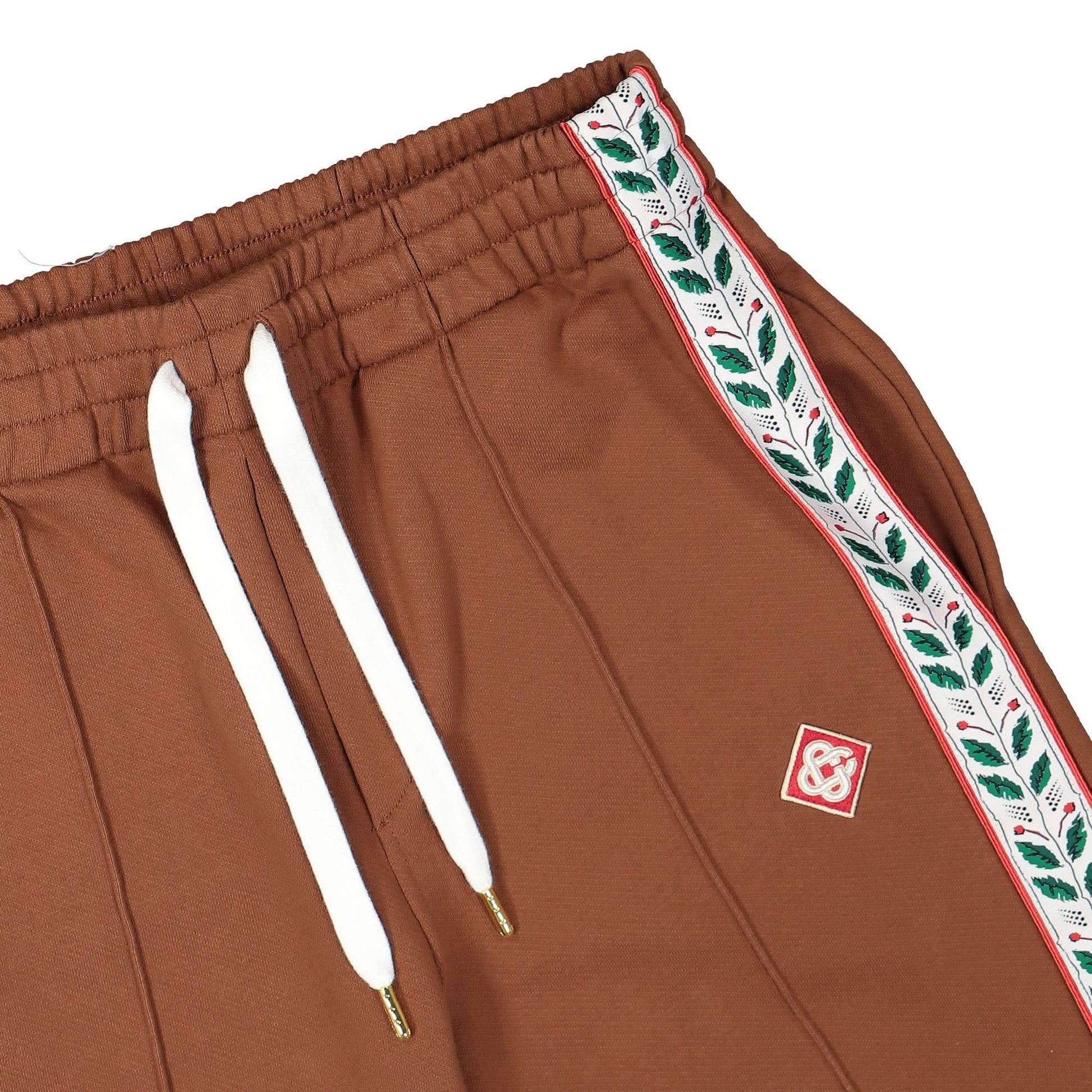 Casablanca Motosport Laurel Tape Jogger Brown Detail view 4 | Gate