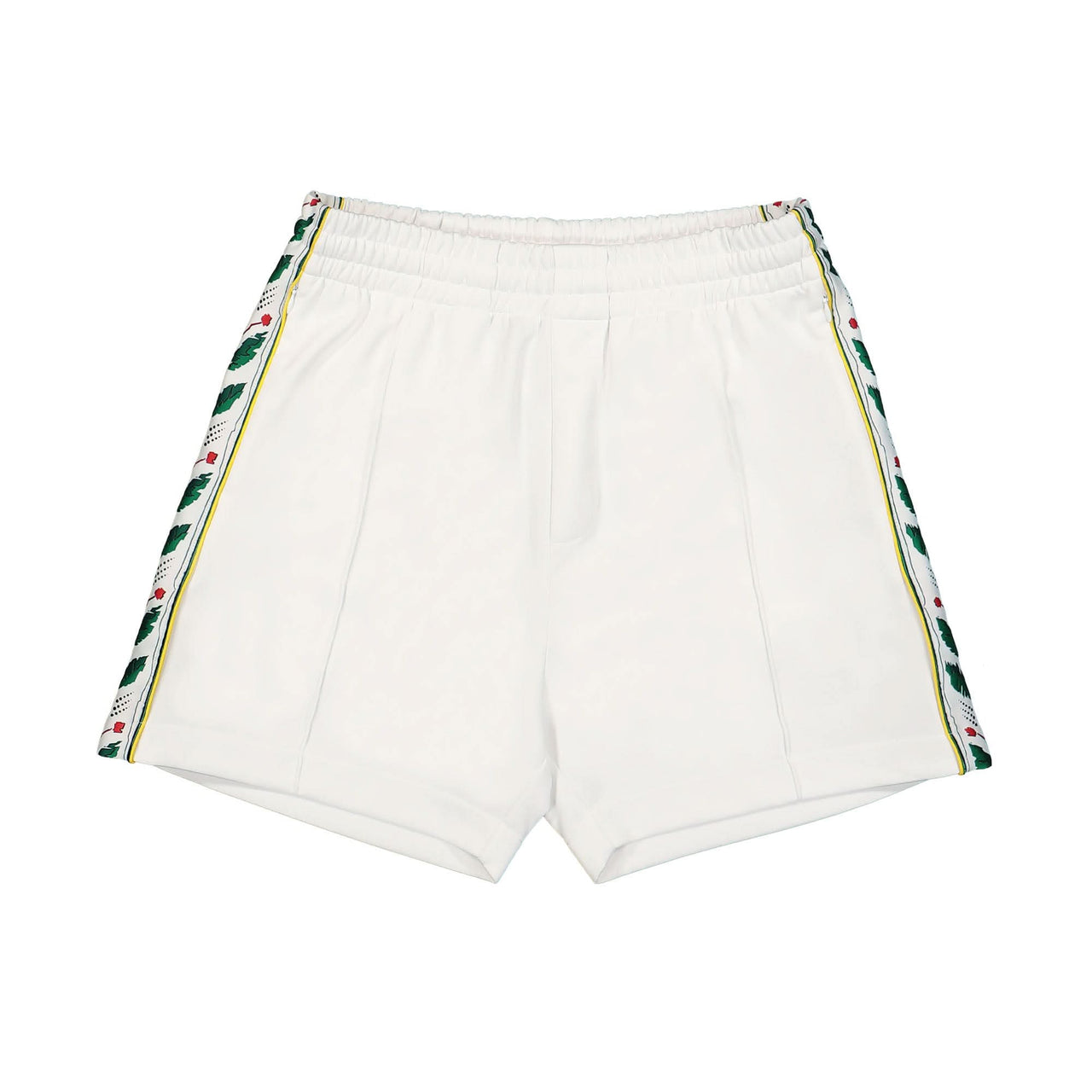 Casablanca Laurel Track Shorts White Detail view 1 | Gate