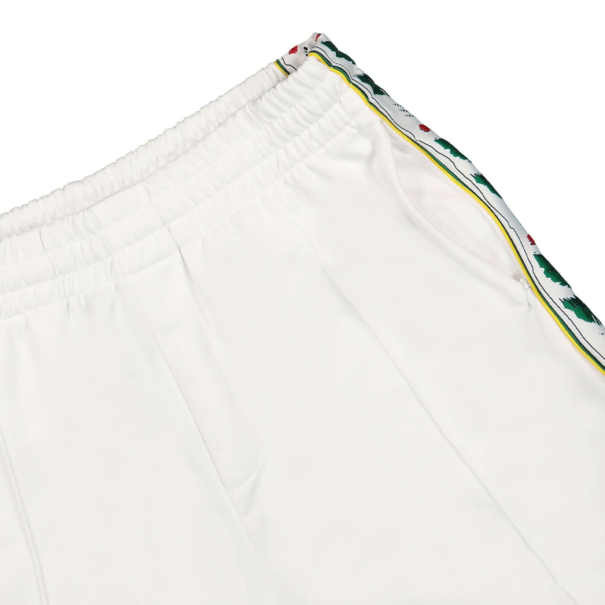 Casablanca Laurel Track Shorts White Detail view 4 | Gate