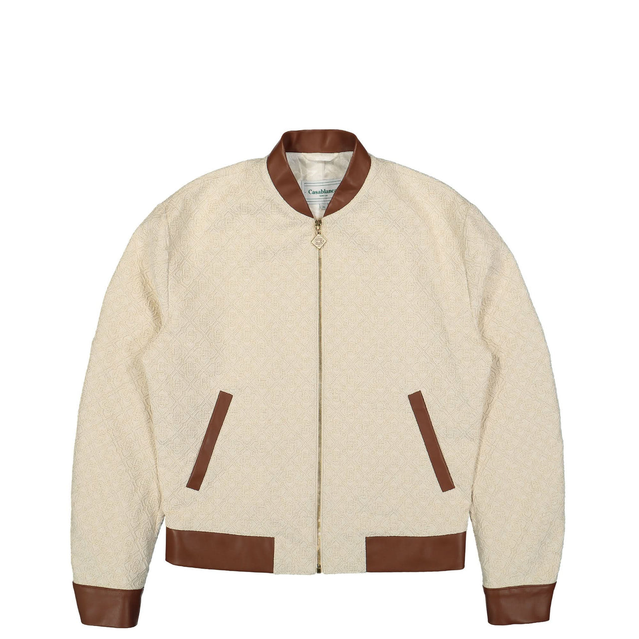 Casablanca Jacquard Souvenir Jacket Beige Detail view 1 | Gate