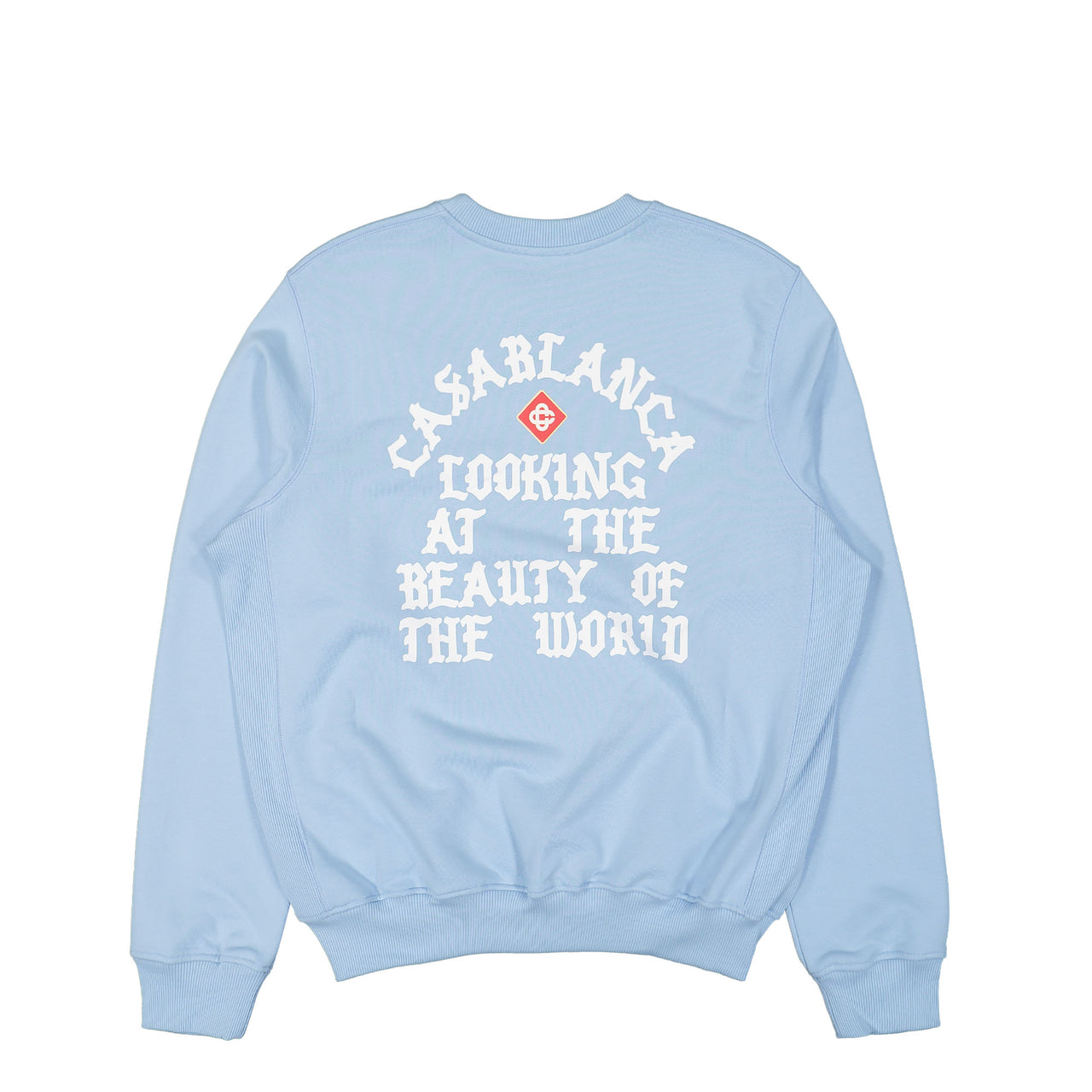 Casablanca Looking at the Beauty of the World Sweatshirt Blue Detail view 1 | Gate