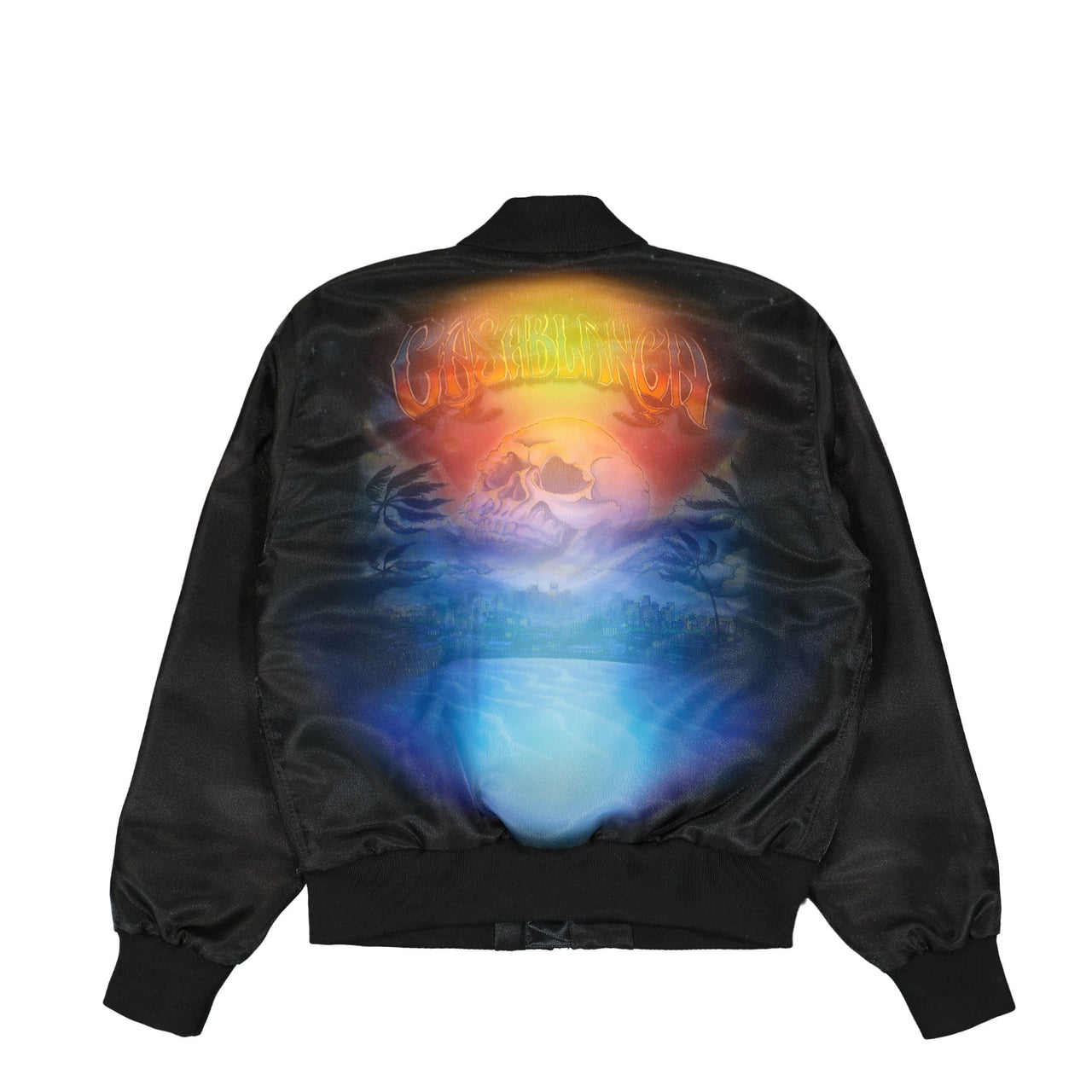 Casablanca Organza Bomber Black Detail view 1 | Gate