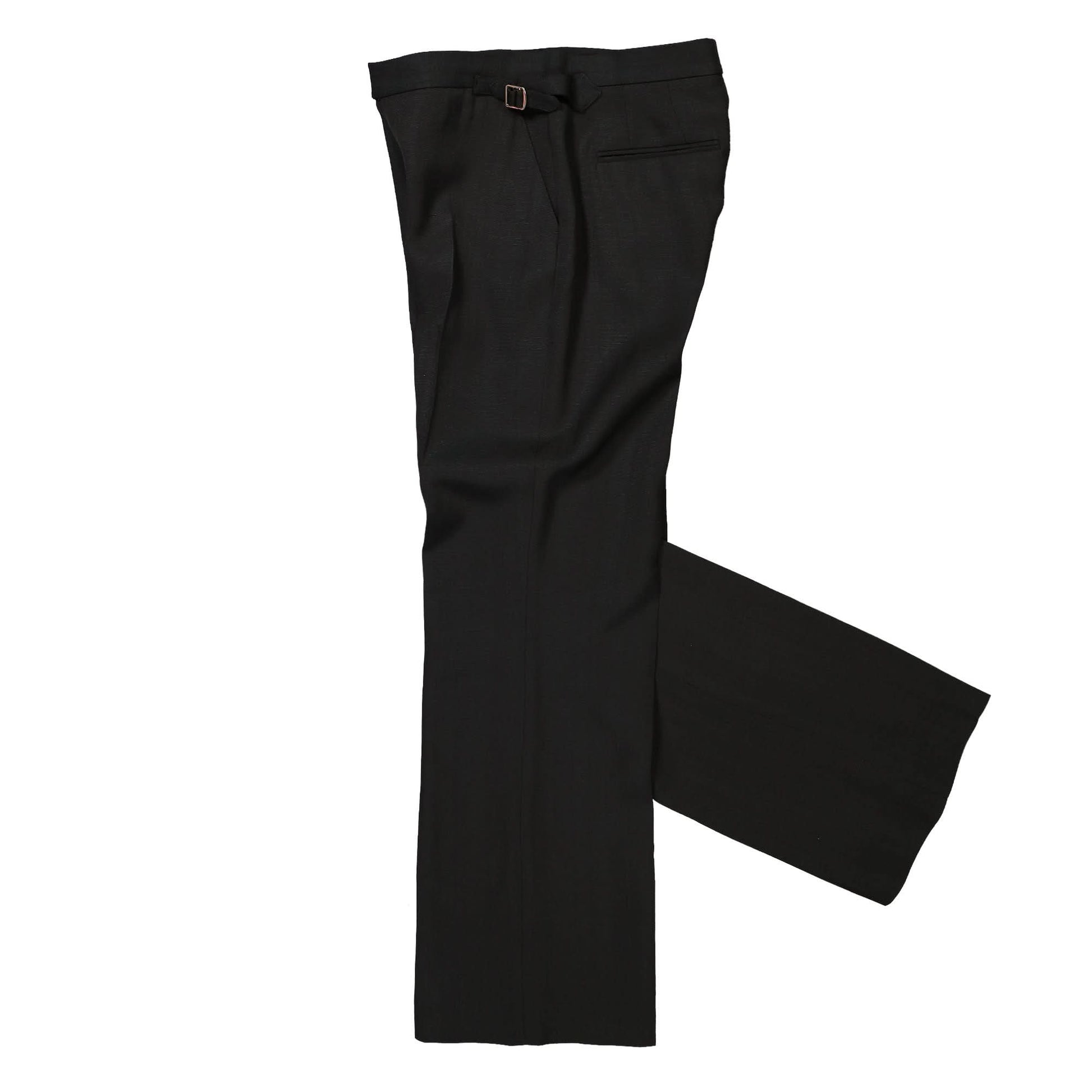 Casablanca Straight Leg Trouser With Side Adjusters Black Detail view 3 | Gate