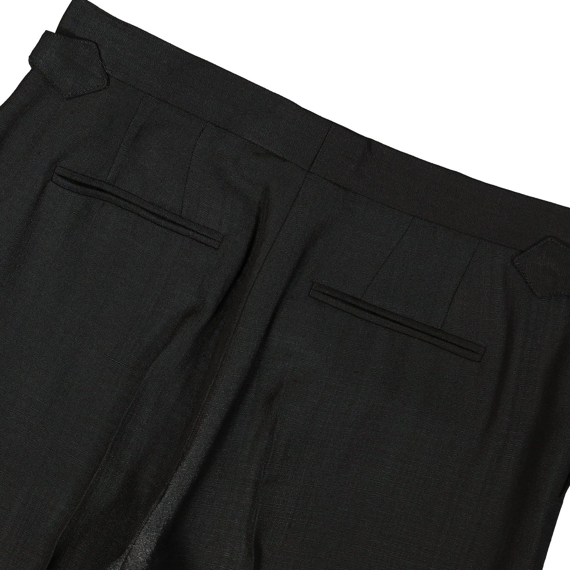 Casablanca Straight Leg Trouser With Side Adjusters Black Detail view 5 | Gate