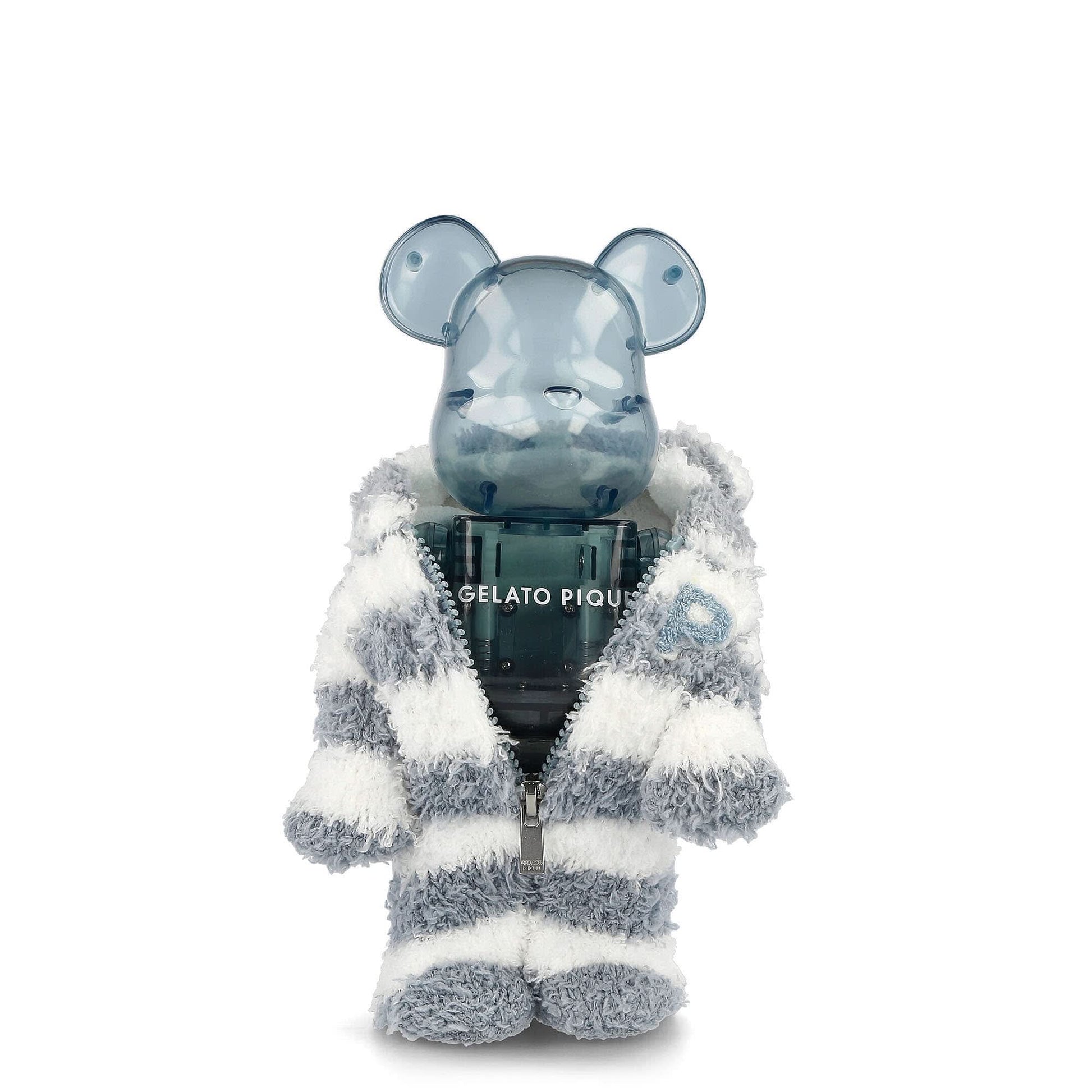 Medicom Be@rbrick Mint White Pyjama 400% Blue Detail view 2 | Gate