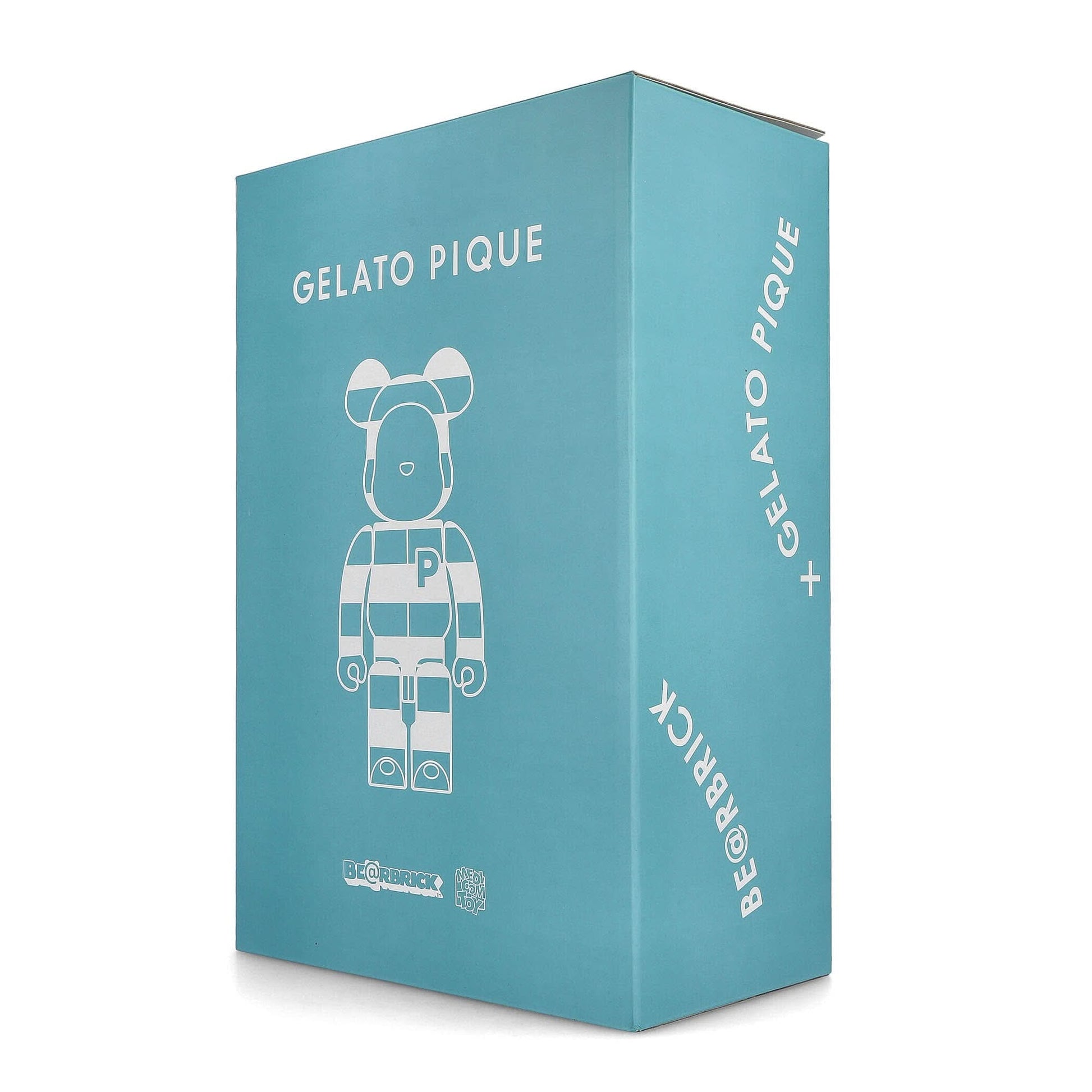 Medicom Be@rbrick Mint White Pyjama 400% Blue Detail view 6 | Gate