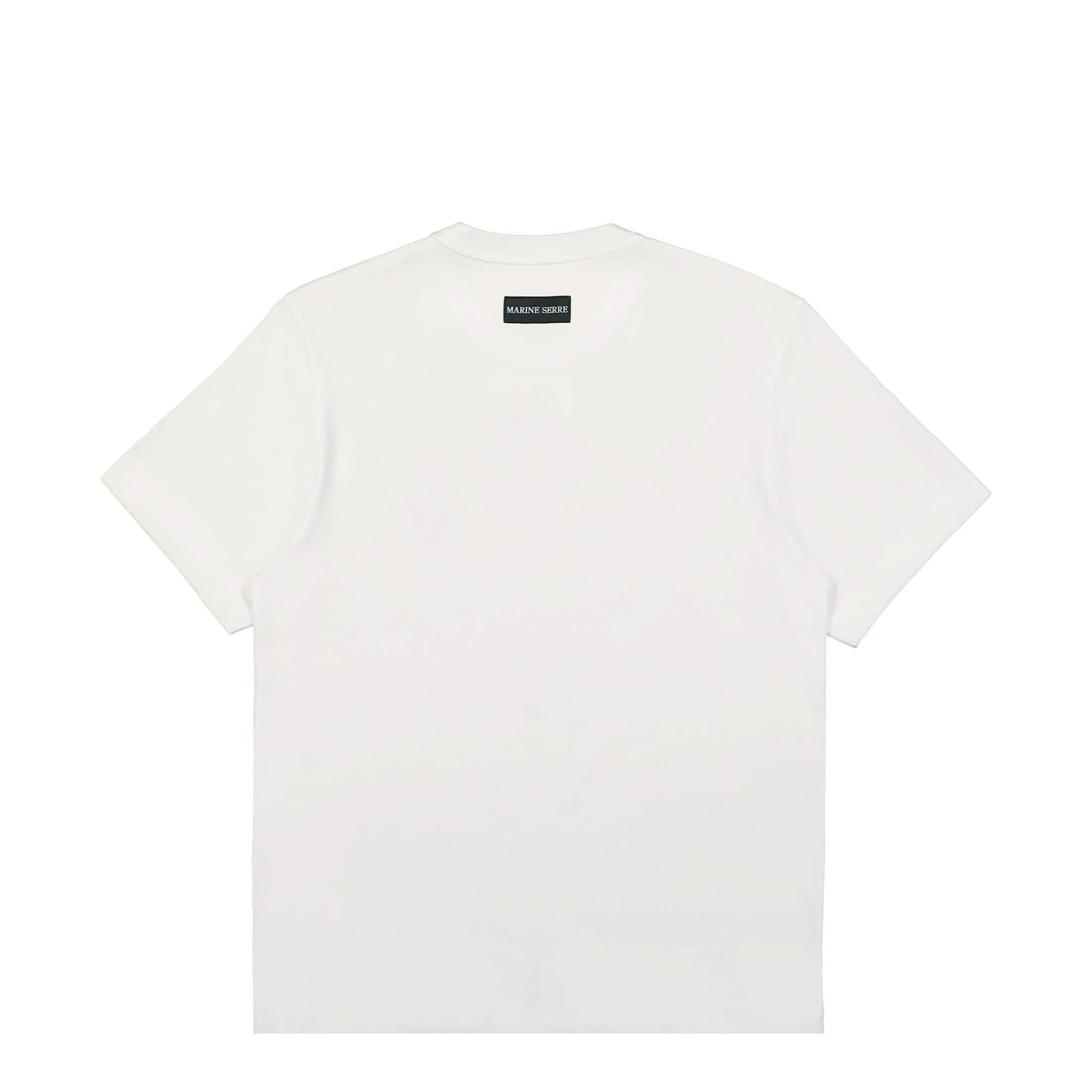 Marine Serre Organic Cotton T-Shirt White Detail view 2 | Gate