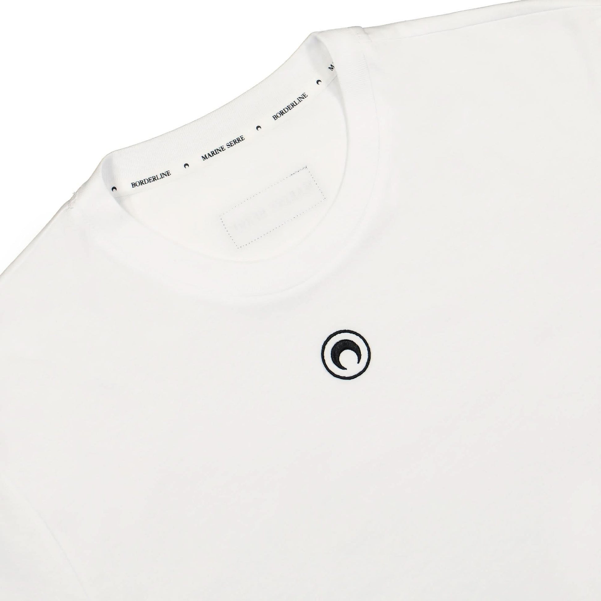 Marine Serre Organic Cotton T-Shirt White Detail view 3 | Gate