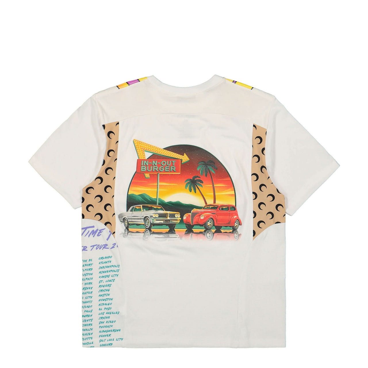 Marine Serre Regenerated Graphic T-Shirt White Detail view 1 | Gate